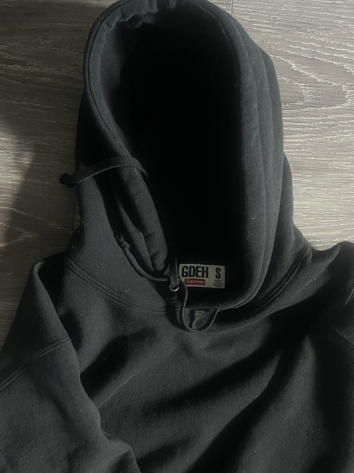 GOODENOUGH × Supreme Black Supreme x Goodenough Hoodie Size US S / EU 44-46 / 1 - 3 Thumbnail