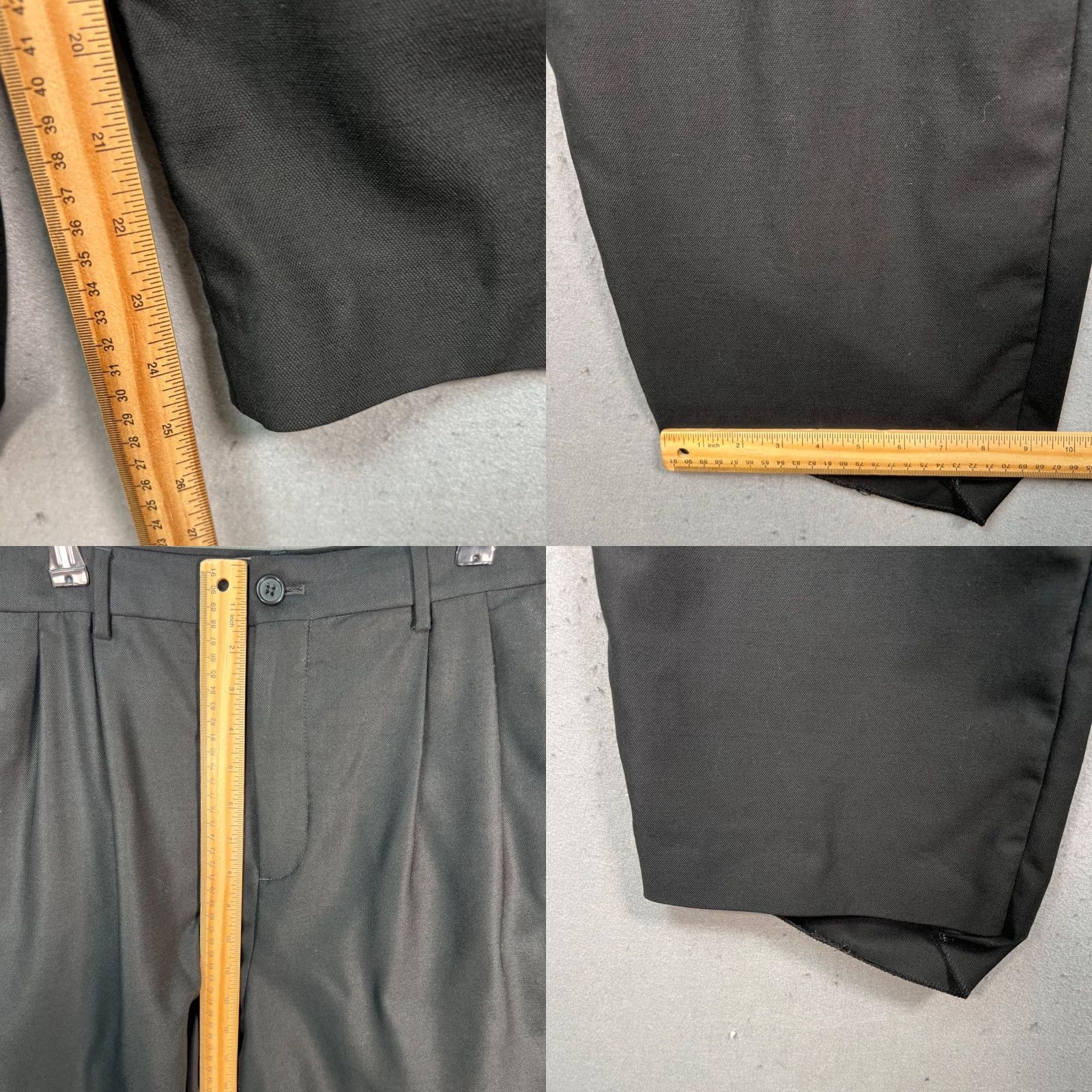 Banana Republic Banana Republic Mens Size 32 Relaxed Fit Black Dress Pants Wool Blend Trousers Dress Pants Mens 32 Black Wool Blend Straight Inseam 26in Sl… Size US 32 / EU 48 - 8 Thumbnail