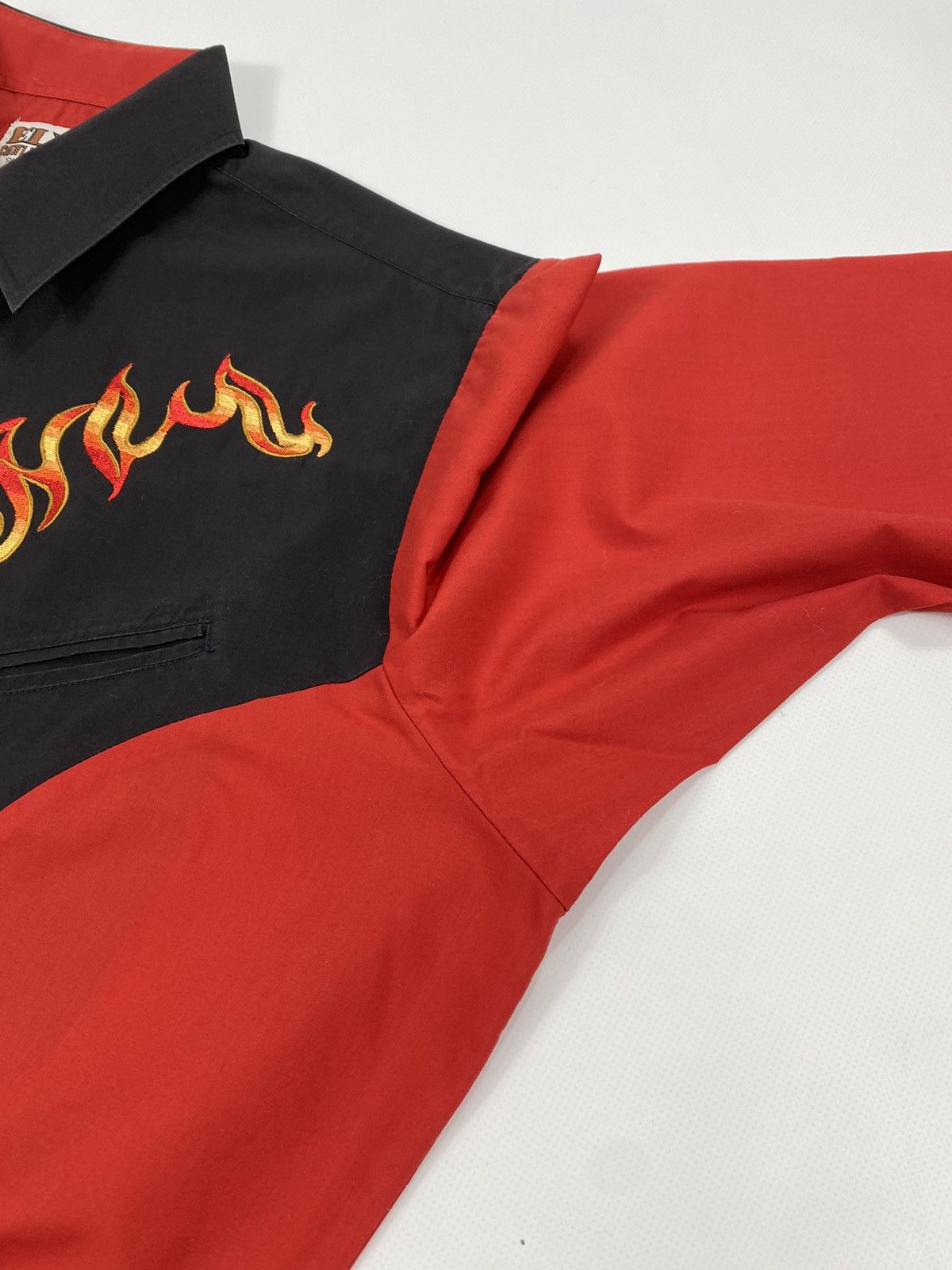 Vintage 🔥LASTDROP🔥 Vintage Ely Cattleman Flames Cowboy Western Shirt Size US L / EU 52-54 / 3 - 10 Thumbnail