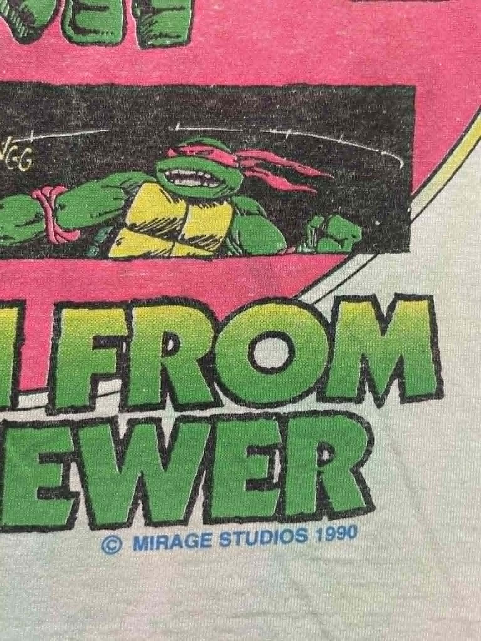 Vintage Vintage Teenage Mutant Ninja Turtles TMNT Tie Dye Shirt Size US S / EU 44-46 / 1 - 6 Thumbnail