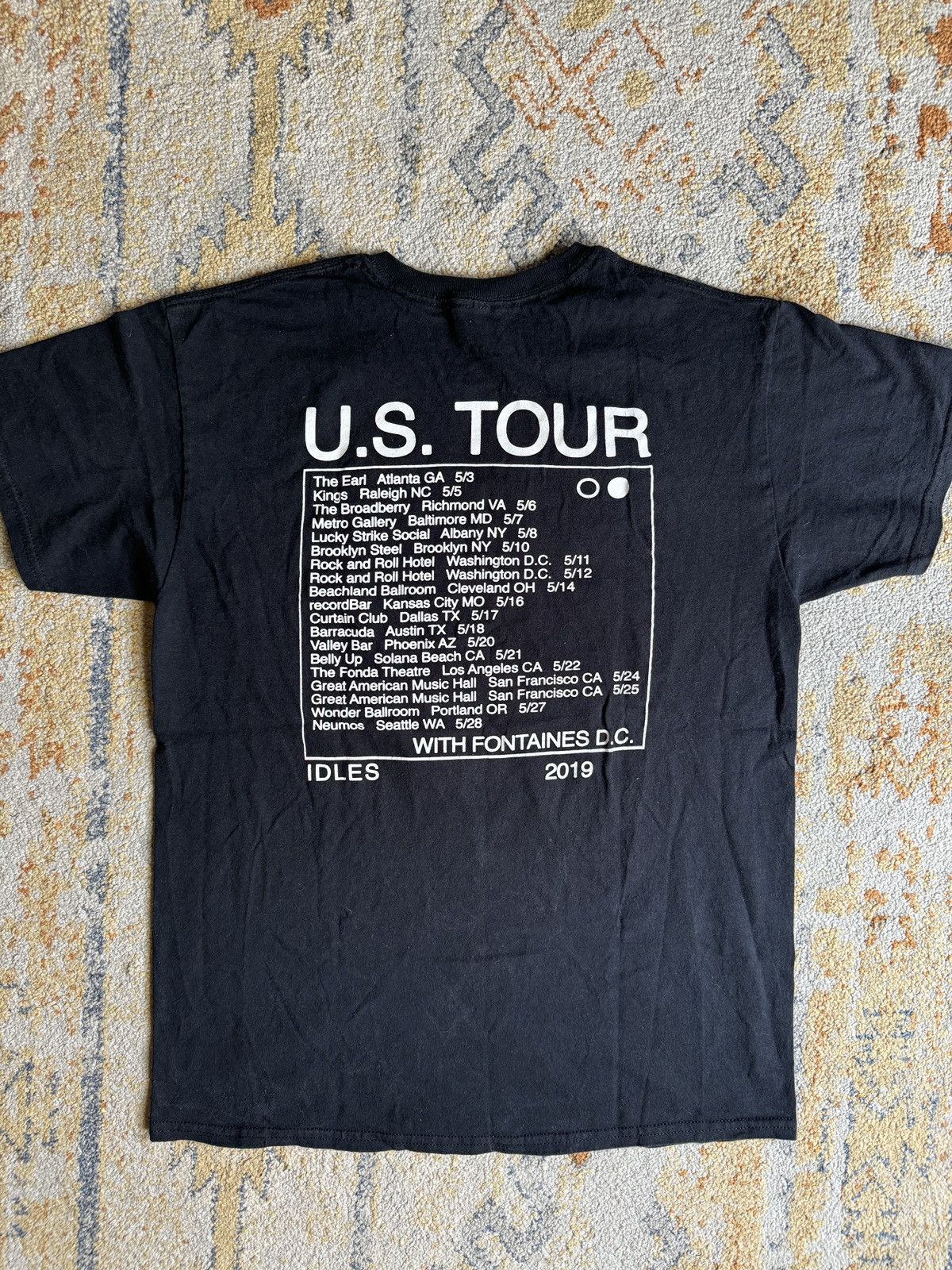 Band Tees Idles 2019 tour shirt Size US M / EU 48-50 / 2 - 2 Thumbnail