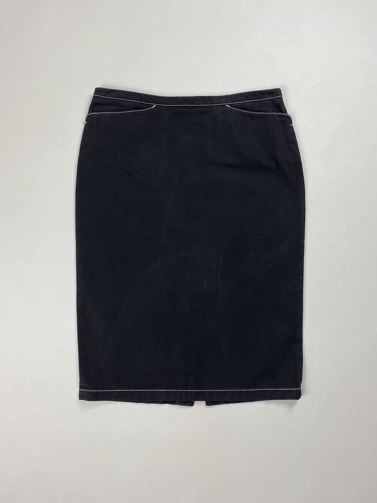 Prada Prada ladies cotton pencil skirt size 42 Size 28" / US 6 / IT 42 - 1 Thumbnail