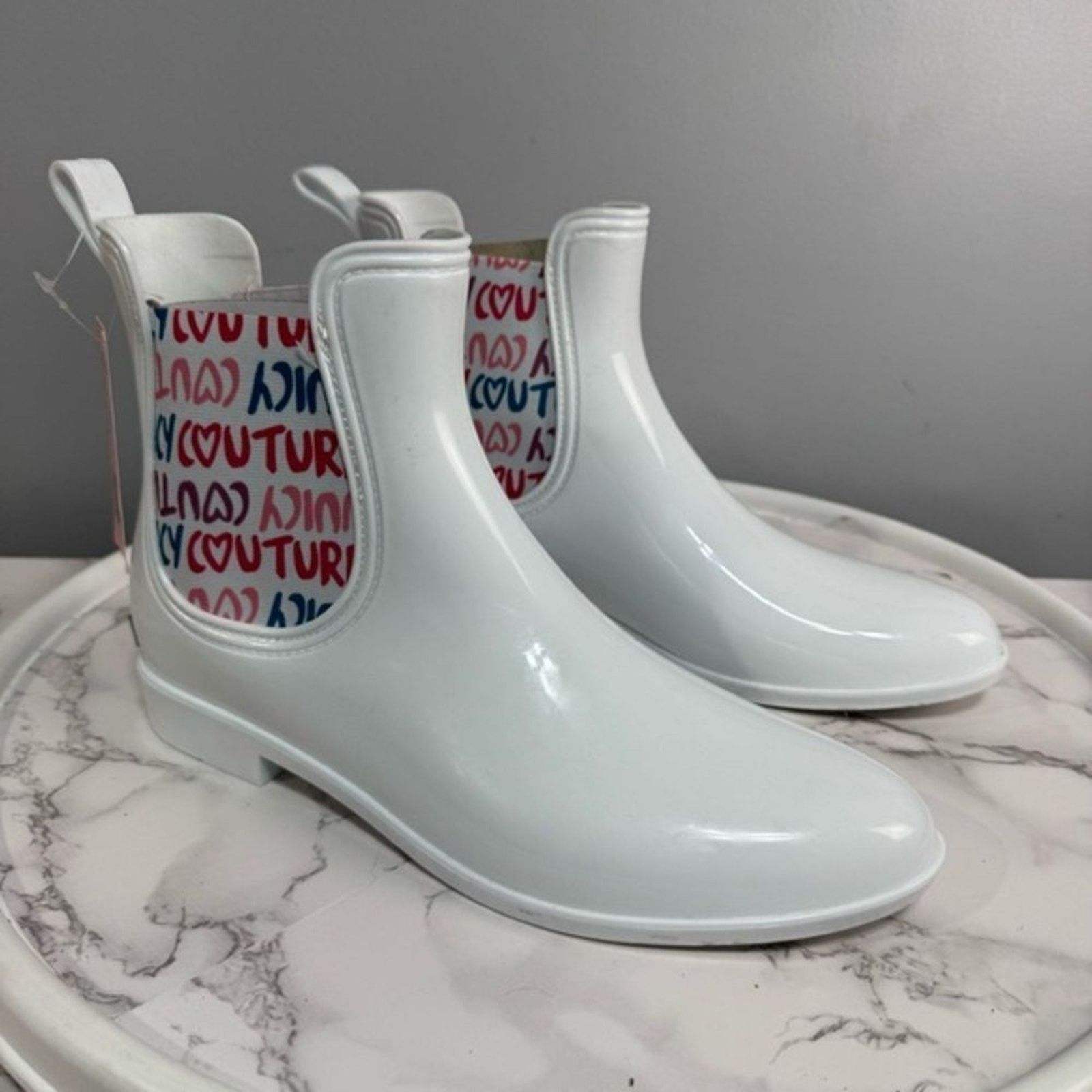 Juicy Couture Juicy Couture Women's Rain Boot Size 10 #K268 Size US 10 / EU 43 - 1 Thumbnail