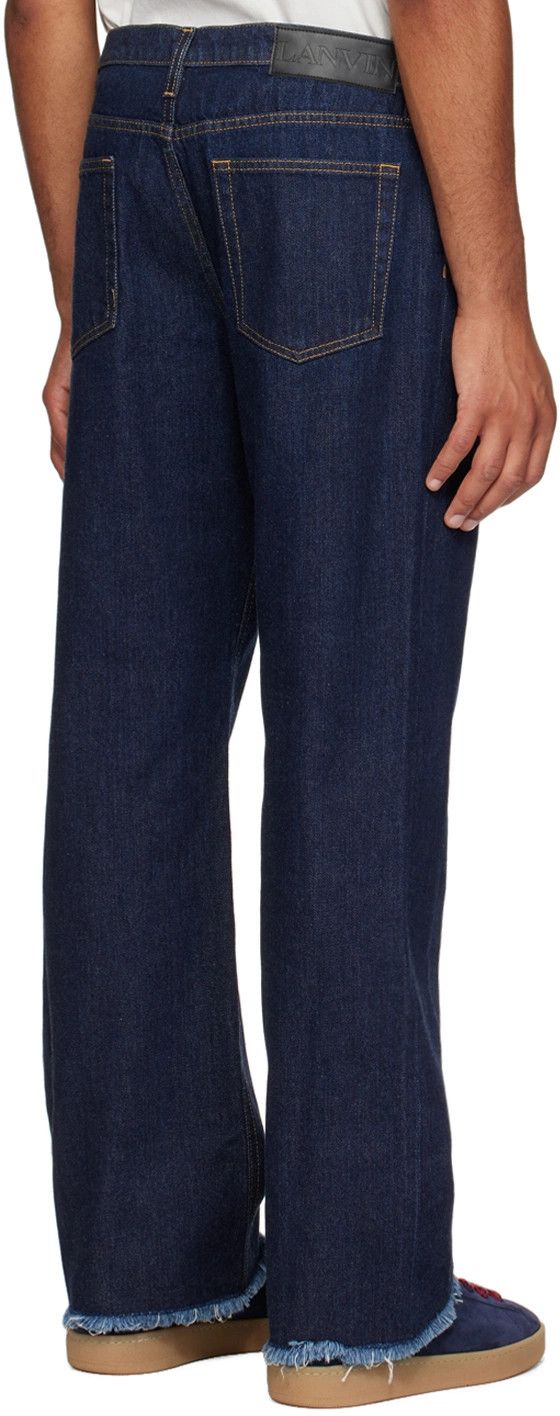 Lanvin o1y0125 Jeans Pant in Navy Blue Size US 36 / EU 52 - 3 Thumbnail