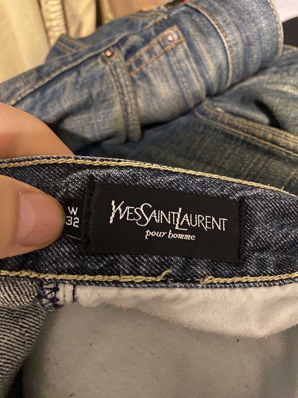 Yves Saint Laurent 32x32 YSL Jeans Denim Pants Size US 32 / EU 48 - 7 Thumbnail