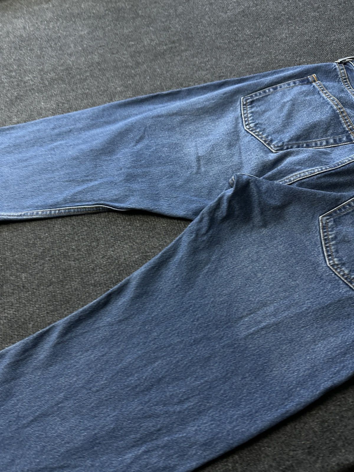 Arket 🚨Y2K WOMEN ARKET JEANS WITH LOGO AVANT GARDE DENIM PANTS Size 31" - 8 Thumbnail