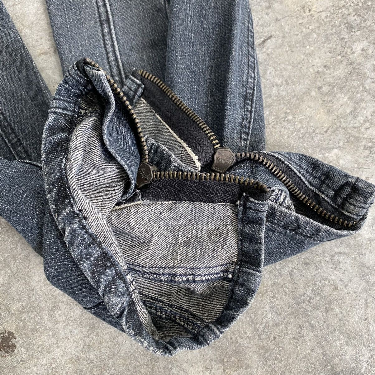 Balmain 2000’s Balmain Paris “Padded” Knee Biker Denim Jeans Size US 34 / EU 50 - 20 Thumbnail