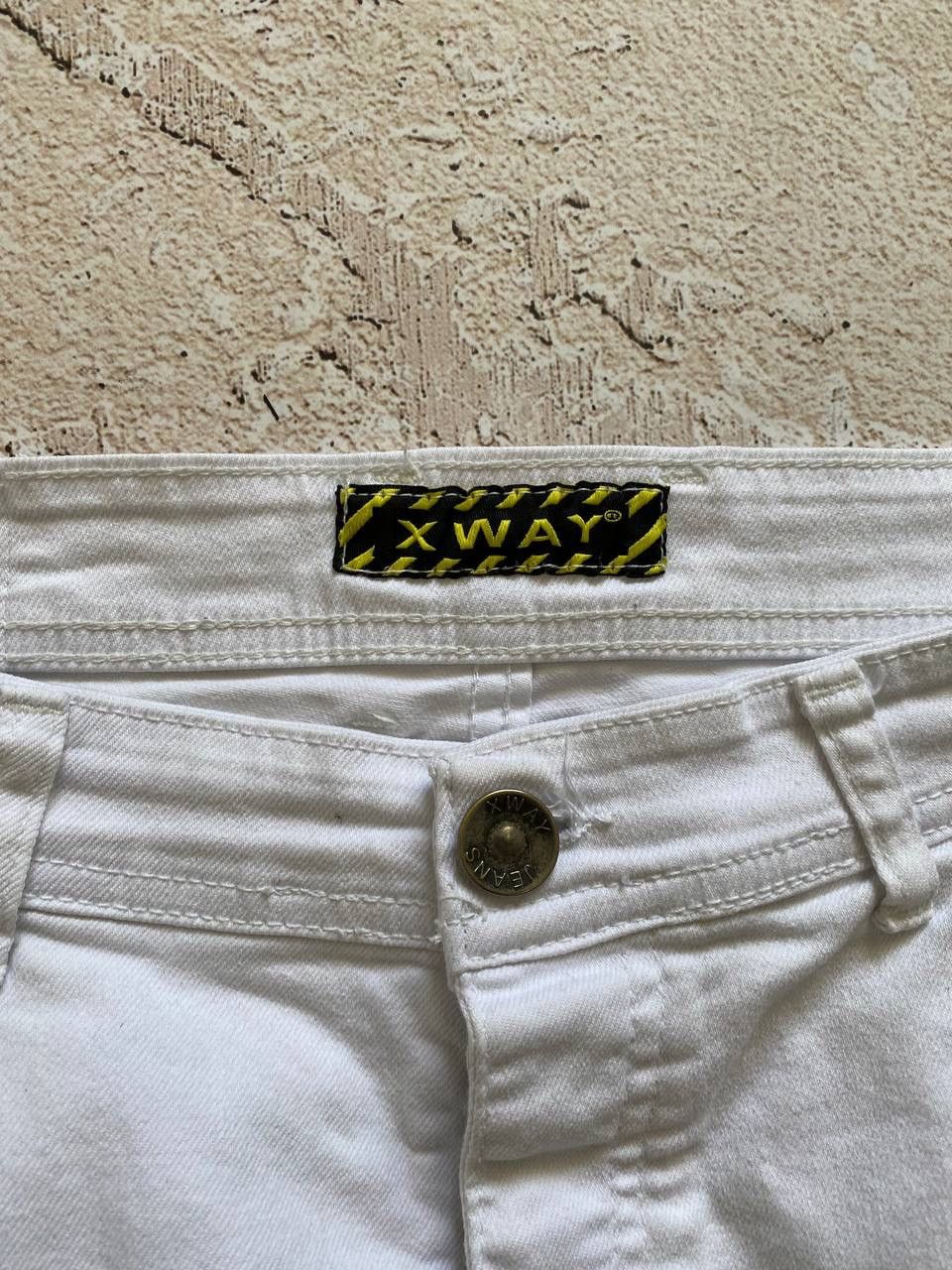 Japanese Brand Dirty pants Faded Crash denim thrashed y2k distressed jeans Size US 30 / EU 46 - 6 Thumbnail