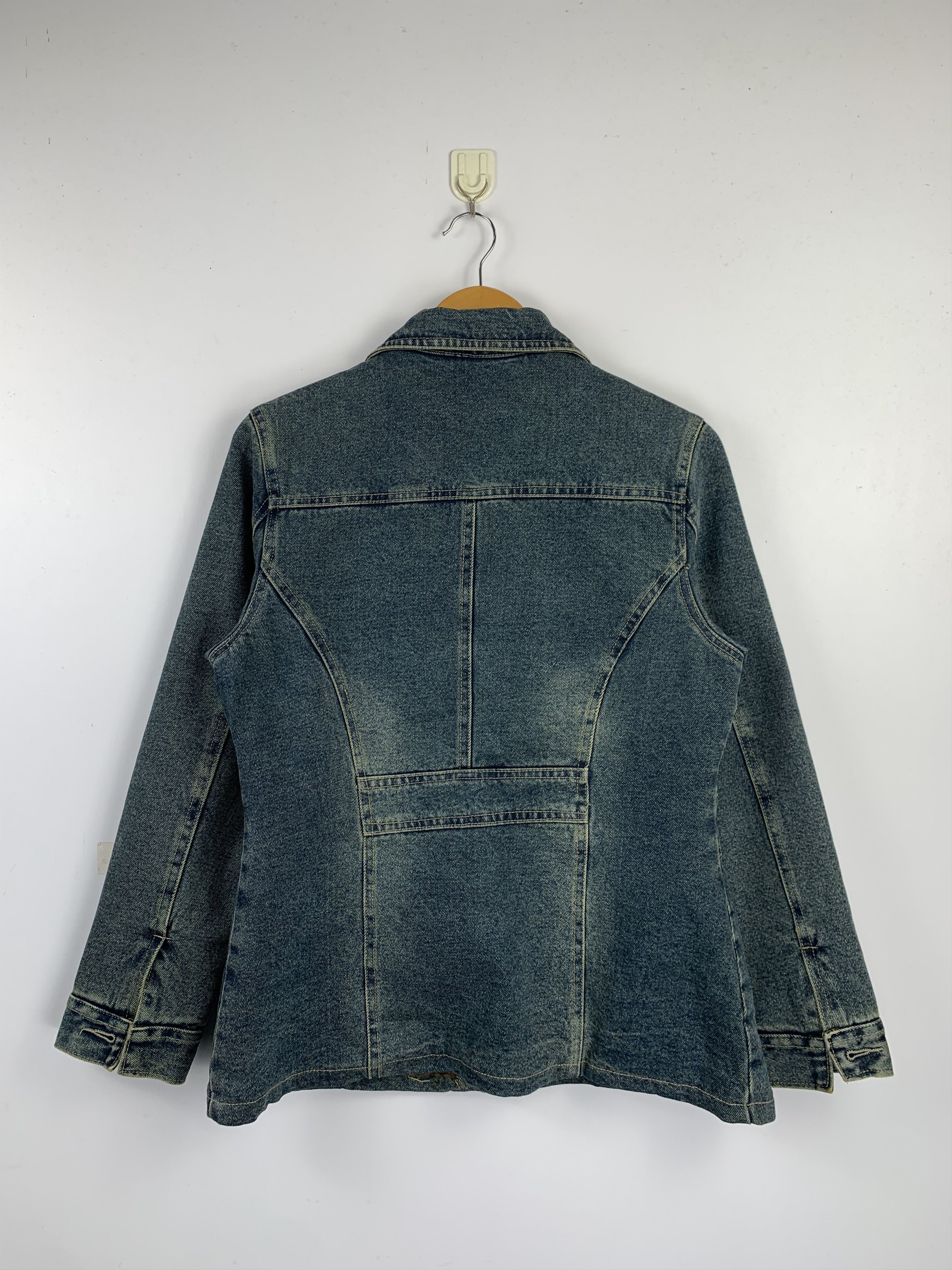 Japanese Brand Vintage Japanese Brand Trucker Denim Jacket J1511 Size US XL / EU 56 / 4 - 3 Thumbnail