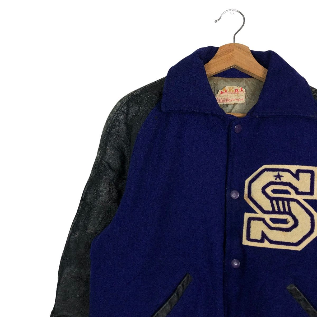 Toyo Enterprises 🔥Vintage Leather Varsity Jacket Division of Holt’s USA Size US M / EU 48-50 / 2 - 7 Thumbnail