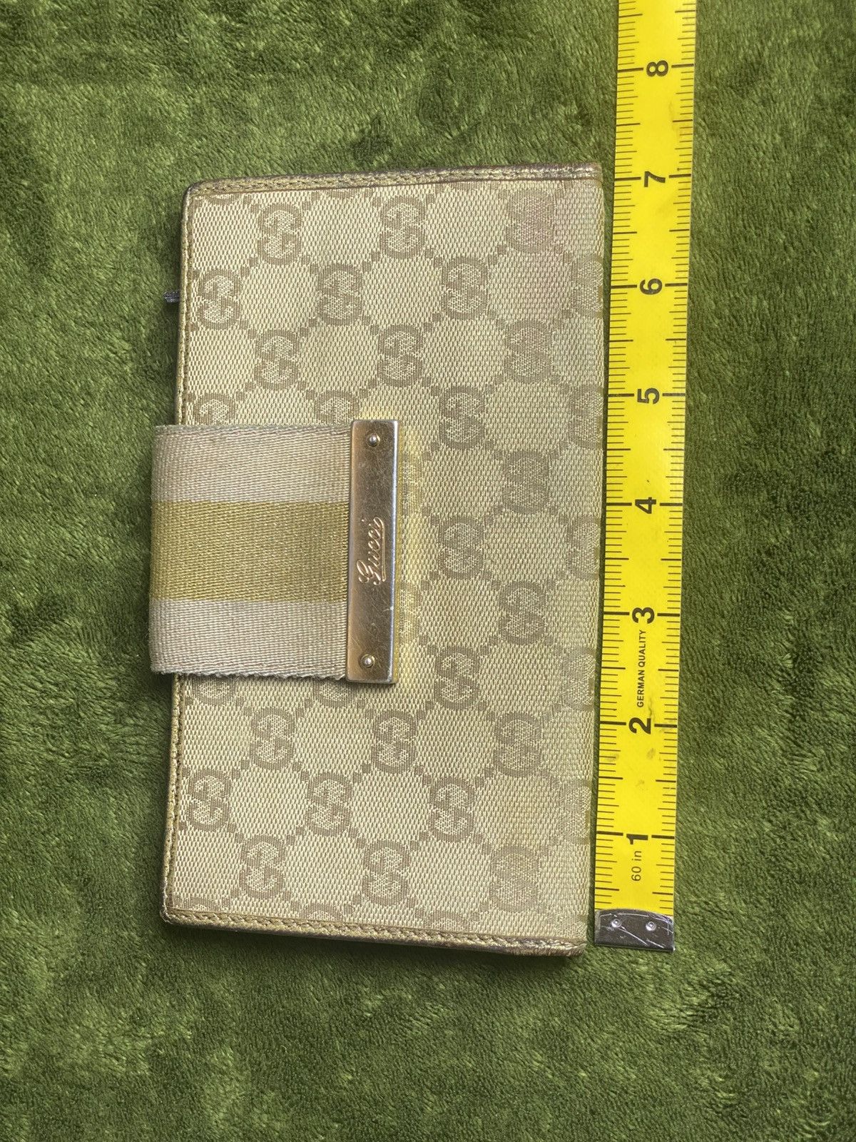 Gucci GUCCI GG canvas x leather long wallet Size ONE SIZE - 16 Thumbnail