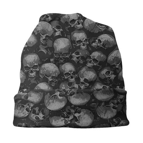 Japanese Brand × Vintage Grunge Skulls Skullies Beanies Caps Size ONE SIZE - 3 Thumbnail