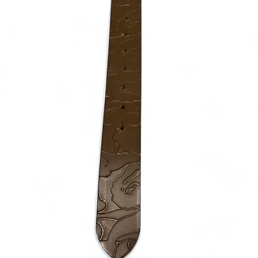 Bape A Bathing Ape (BAPE) - L Embossed Snake Buckle Belt Size ONE SIZE - 4 Thumbnail