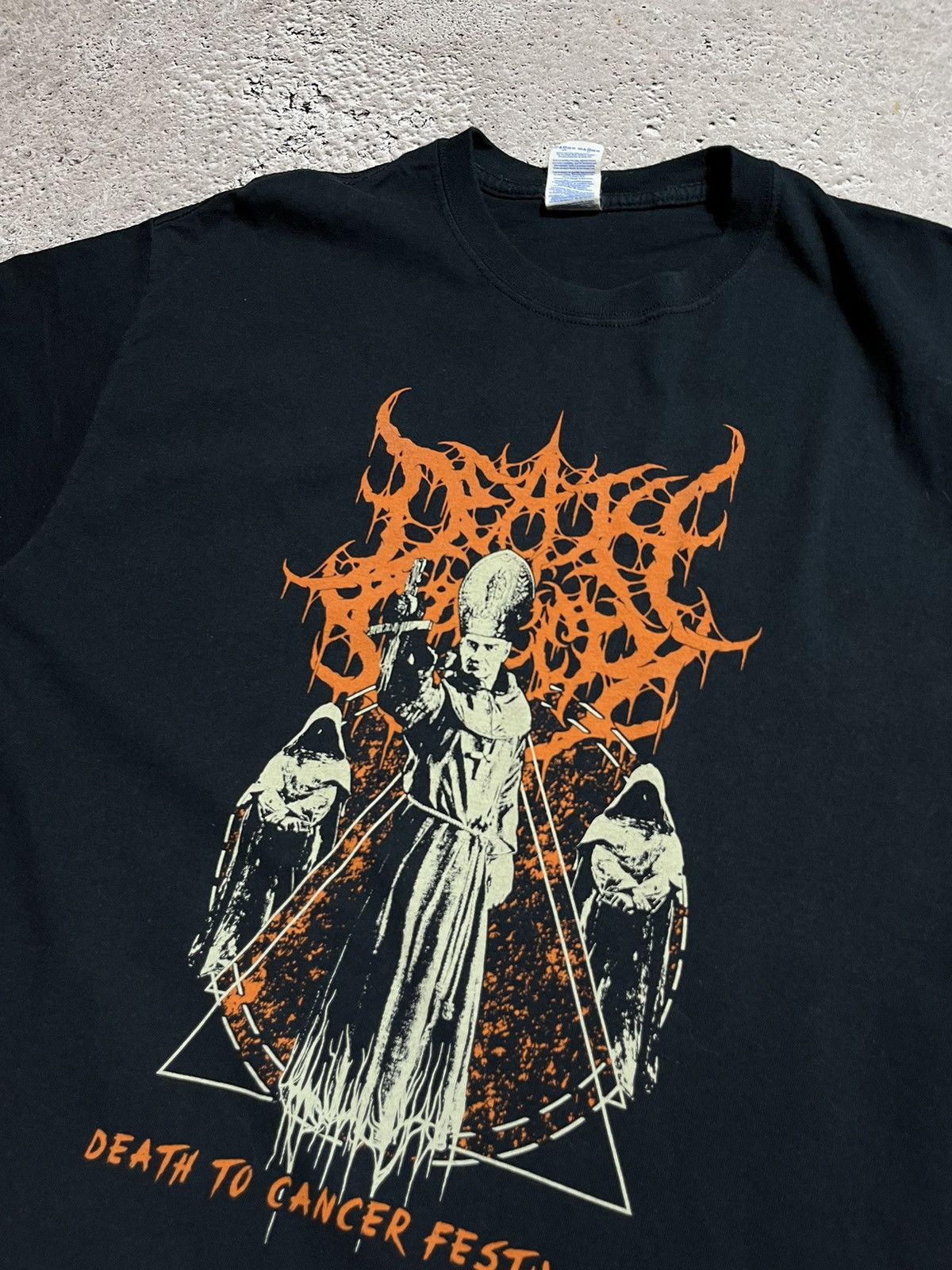 Band Tees × Vintage Death to cancer festival t shirt Size US L / EU 52-54 / 3 - 3 Thumbnail