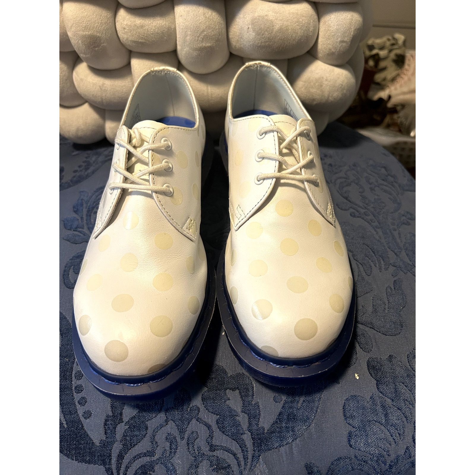 Dr. Martens Very Rare! Dr Martens x Colette White Polka Dot size 7/EU 38 Size US 7 / IT 37 - 3 Thumbnail
