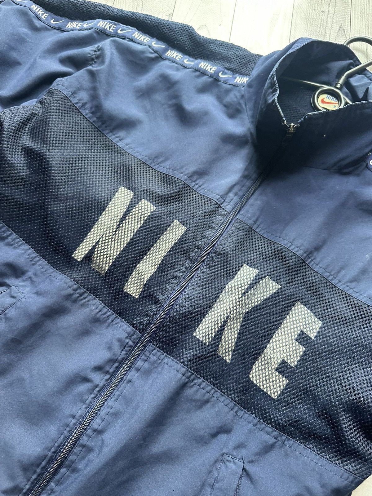 Nike × Vintage Vintage Nike track jacket size M big logo Size US M / EU 48-50 / 2 - 7 Thumbnail