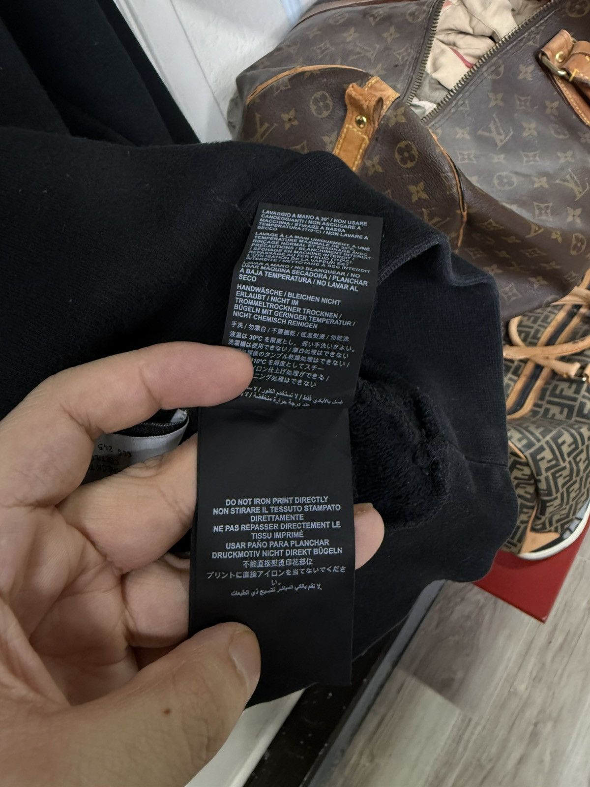 Palm Angels Palm Angels Spray Los Angeles Hoodie Black Sweater Large Size US L / EU 52-54 / 3 - 10 Thumbnail