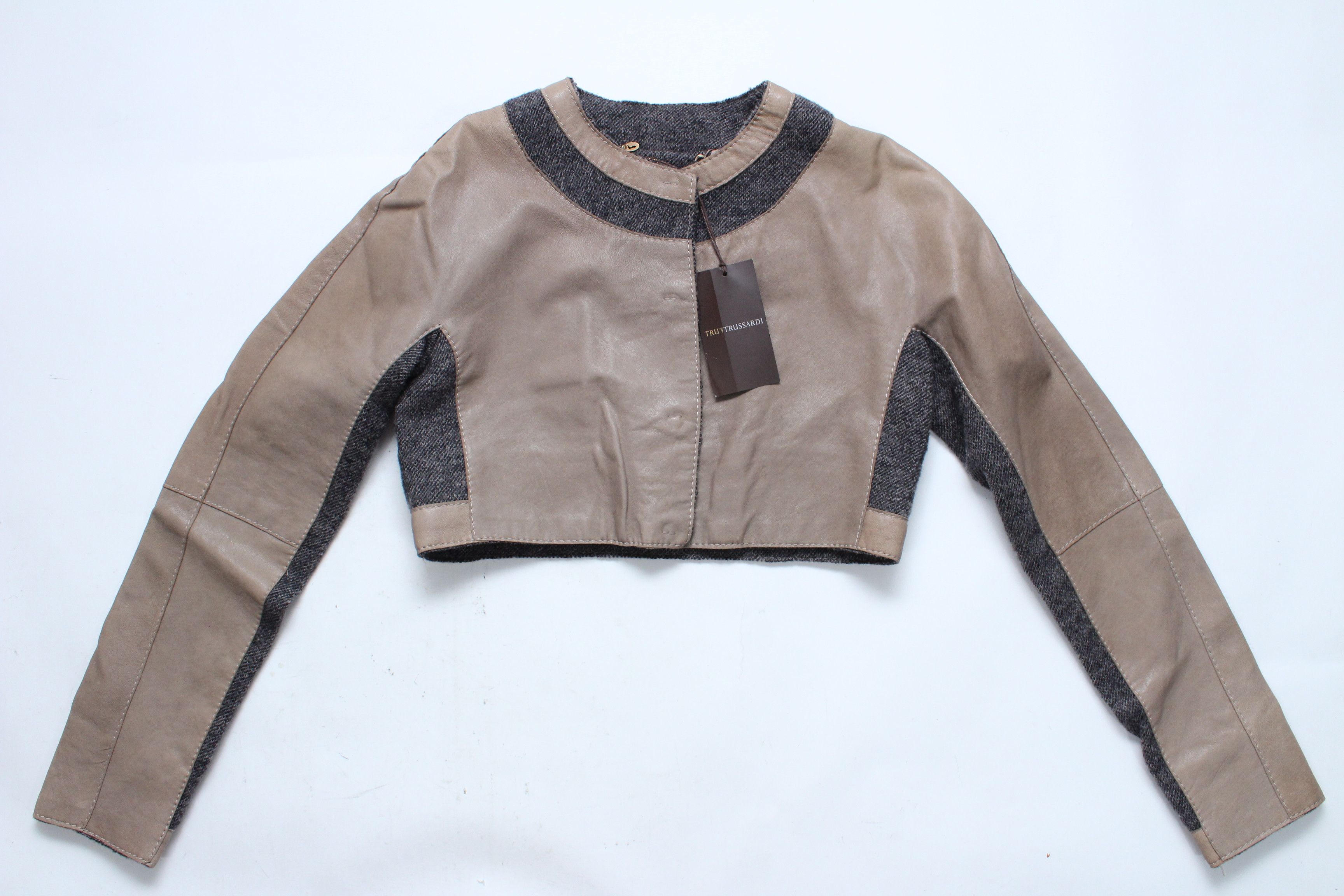 Trussardi Trussardi Leather Jacket Womens Size 38 Hype Rare Size XS / US 0-2 / IT 36-38 - 3 Thumbnail