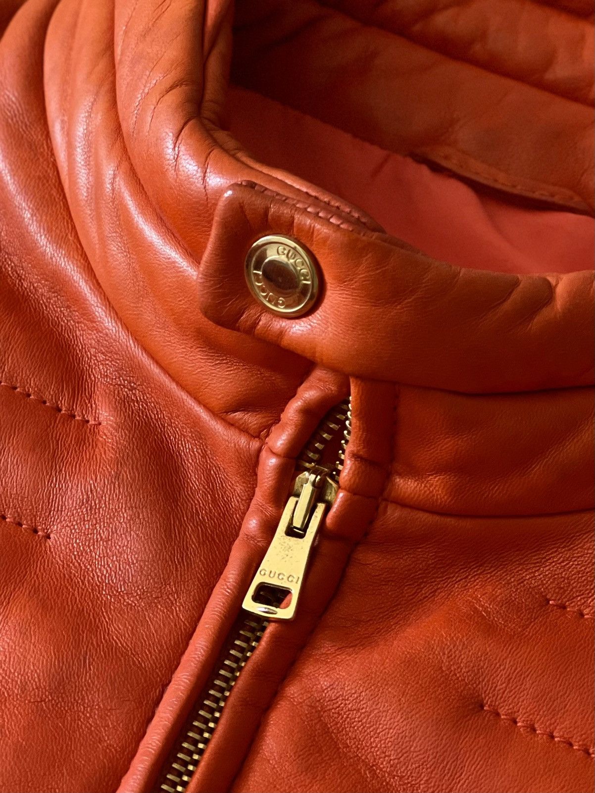Tom Ford Gucci - Tom Ford - FW2000 - Moto Paneled - Leather Jacket Size US S / EU 44-46 / 1 - 2 Thumbnail