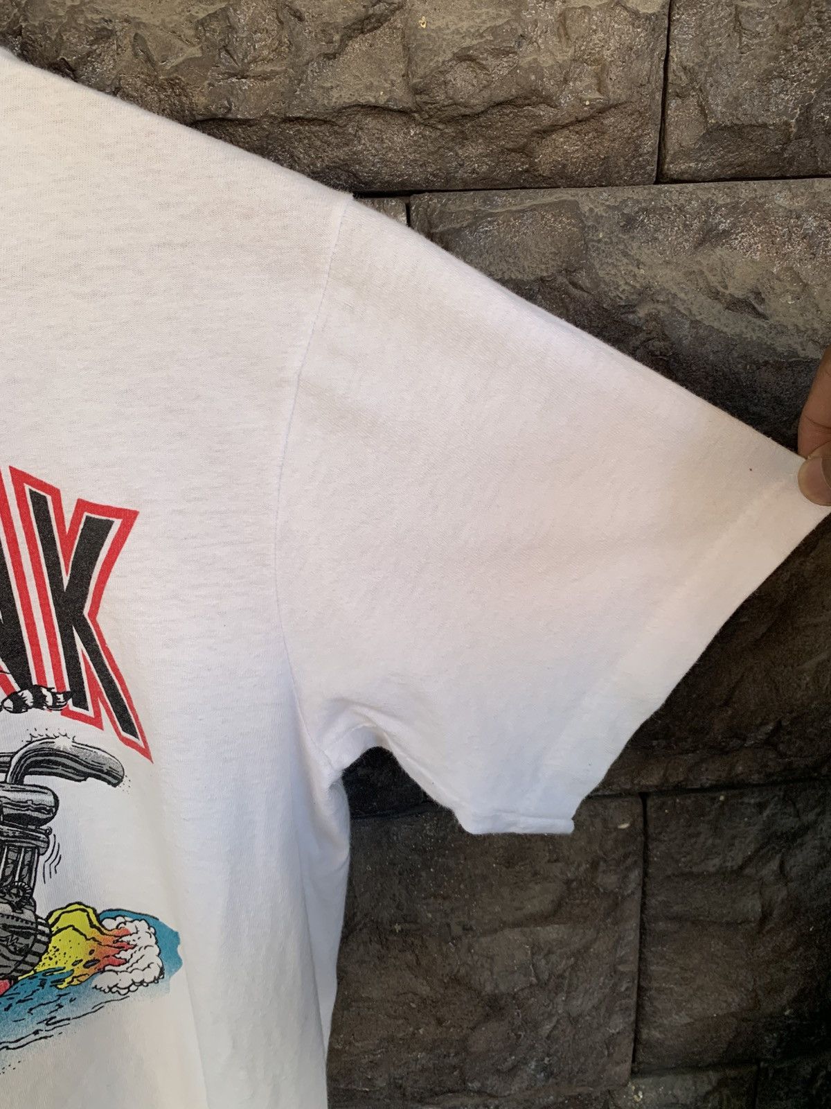 Vintage Vintage 90s Rat Fink Ed Roth Graphics T shirt Size US S / EU 44-46 / 1 - 4 Thumbnail