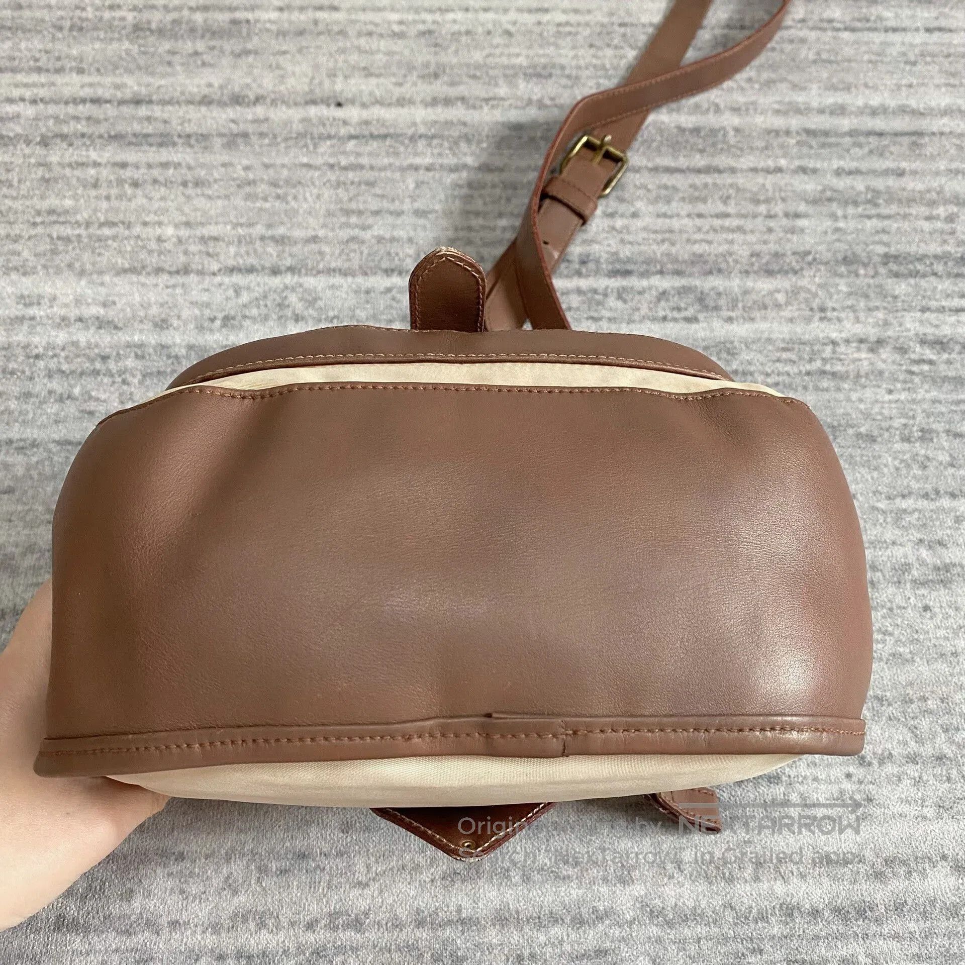 Prada Prada White Brown Mini Shoulder Bag. Size ONE SIZE - 5 Thumbnail
