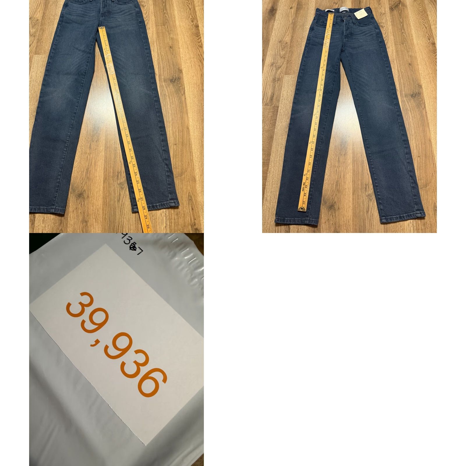 Vintage Universal Thread Jeans Women's 00 Denim Mid Rise Slim 80s 5-Pocket Blue NWT Jeans Womens Fit Slim Size 24" / US 00 / IT 34 - 9 Thumbnail