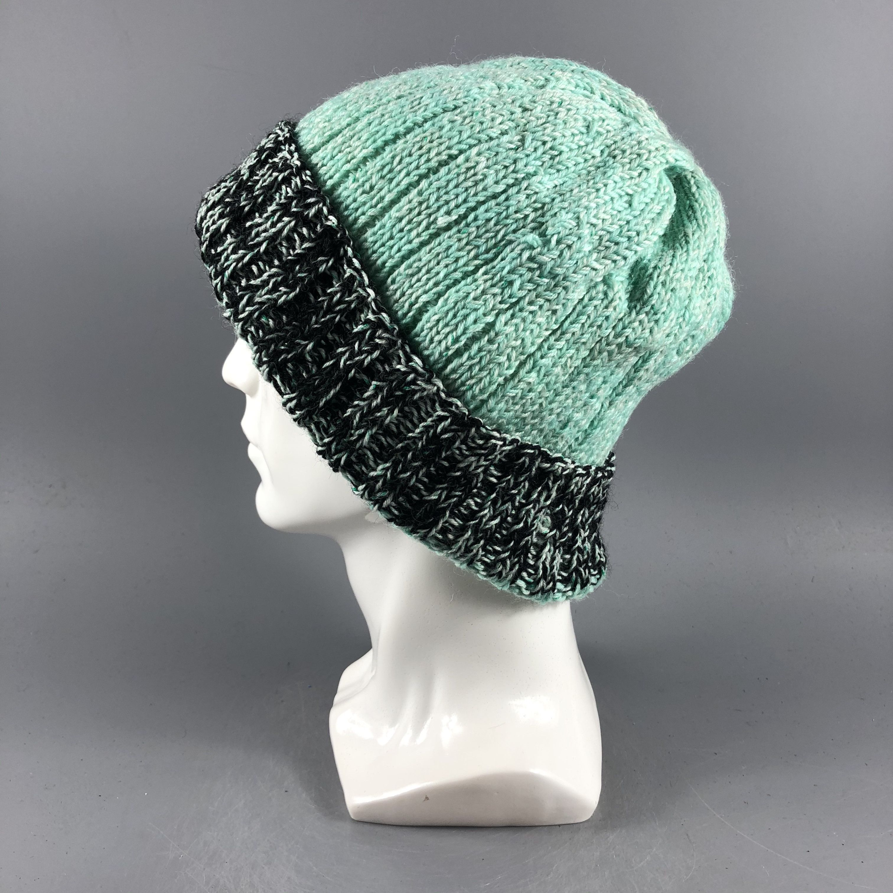Japanese Brand × Vintage Aran Isle Beanie Snow Hat Snow Cap -D093 Size ONE SIZE - 1 Thumbnail