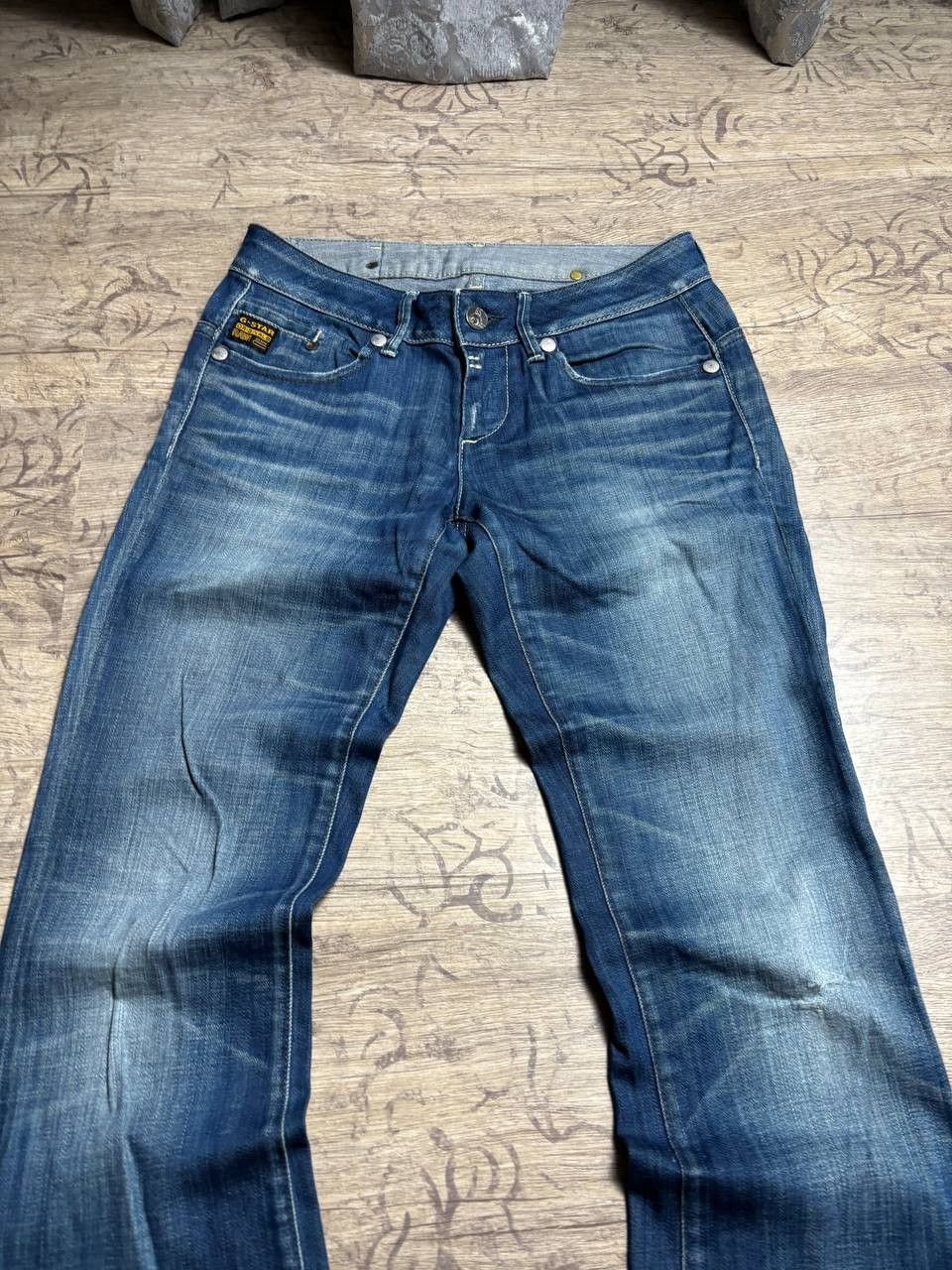 G-Star RARE💣 Flared Hysteric Glamour vibe Japan G-STAR Fade Jeans Size US 29 - 7 Thumbnail