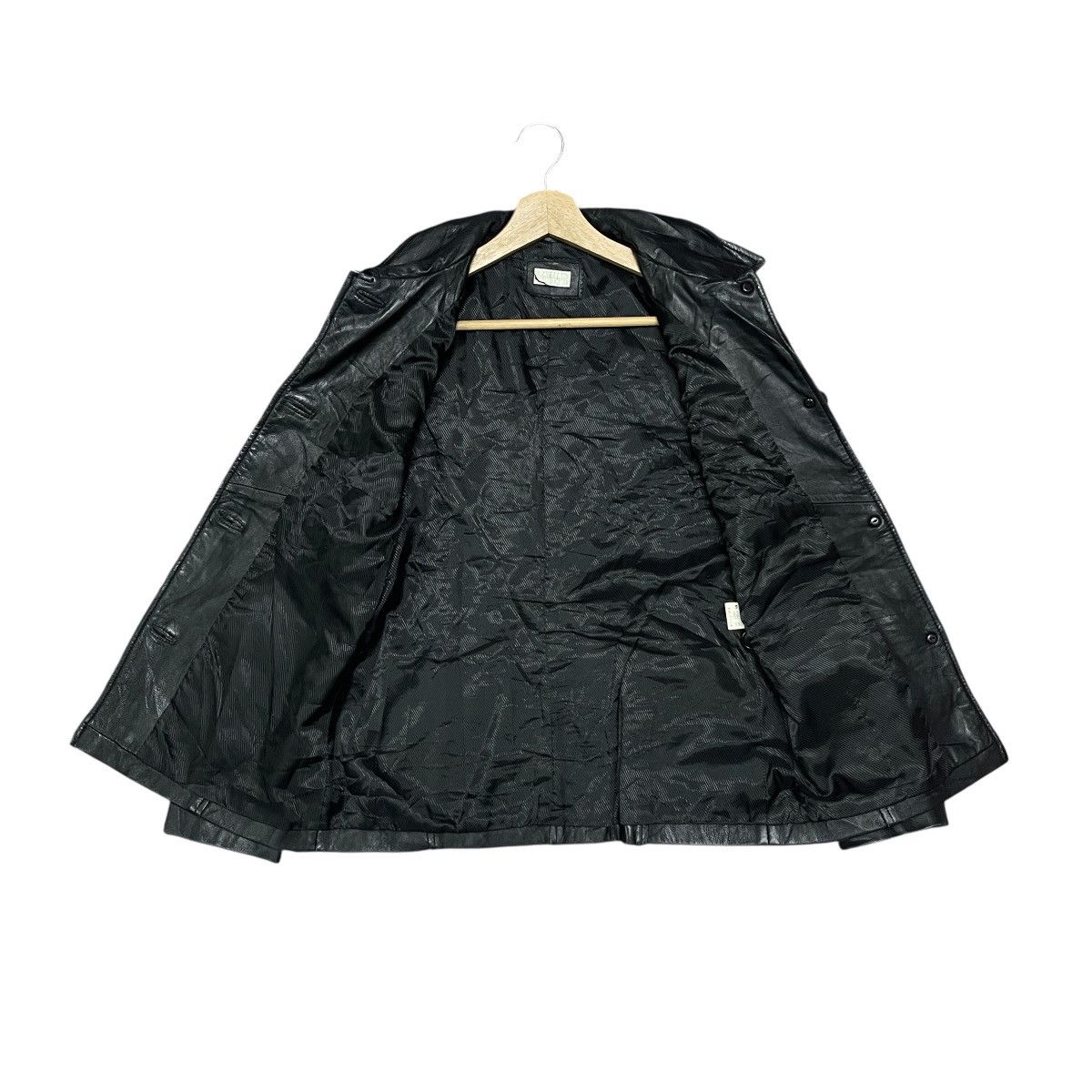 Vintage Vintage 90s Pattern United Sheepskin Leather Motor Jacket Size US XS / EU 42 / 0 - 7 Thumbnail