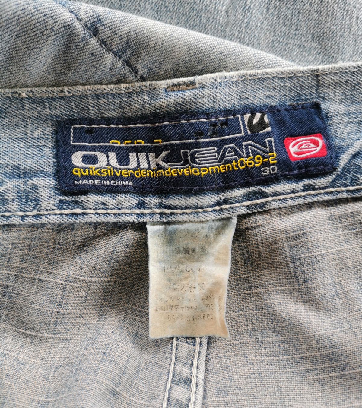 Quiksilver Vintage Quiksilver AFS Quikjean Denim Jeans Size US 30 / EU 46 - 12 Thumbnail
