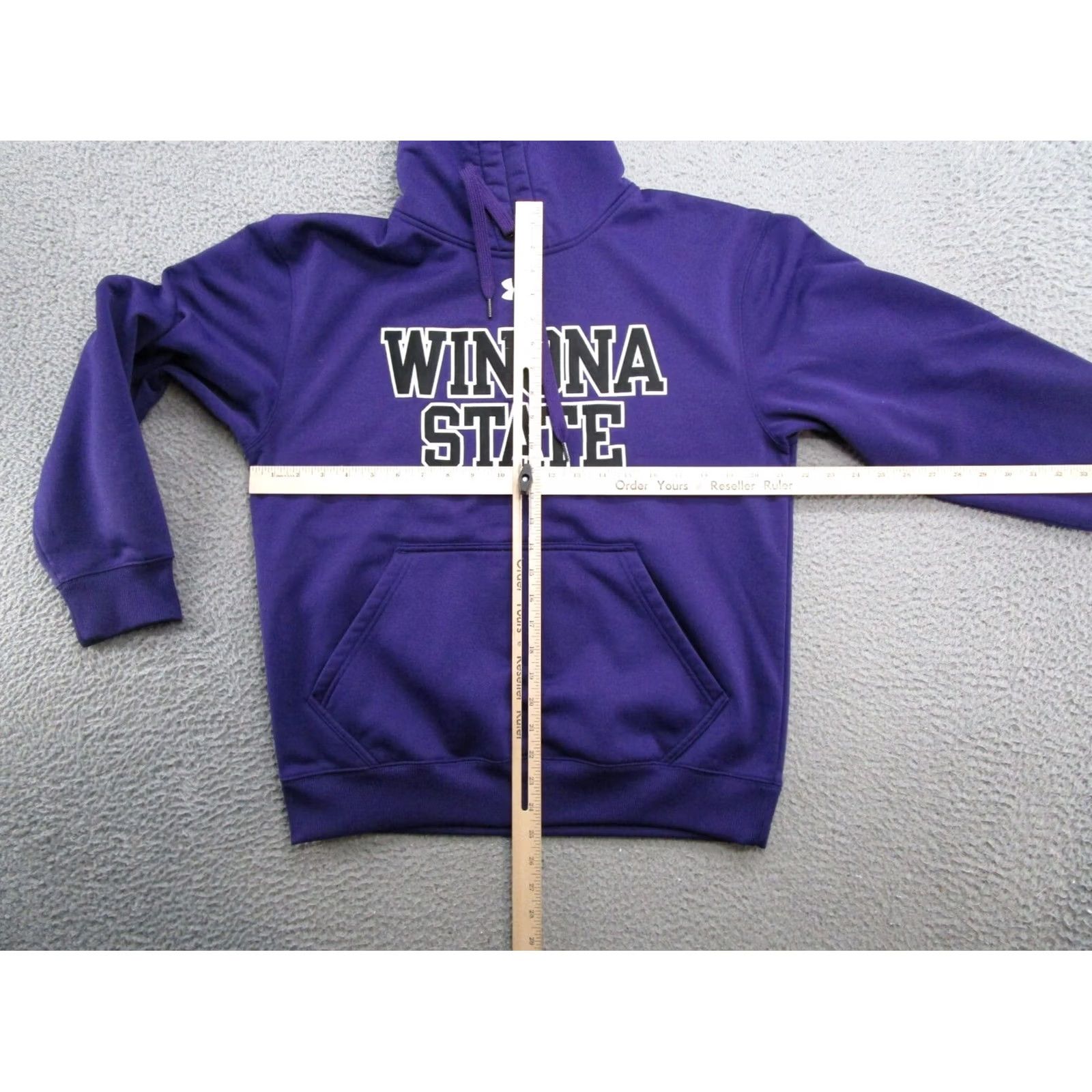 Under Armour Winona State University Under Armour Storm Purple Spell Out Hoodie Mens Size S Size US S / EU 44-46 / 1 - 7 Thumbnail