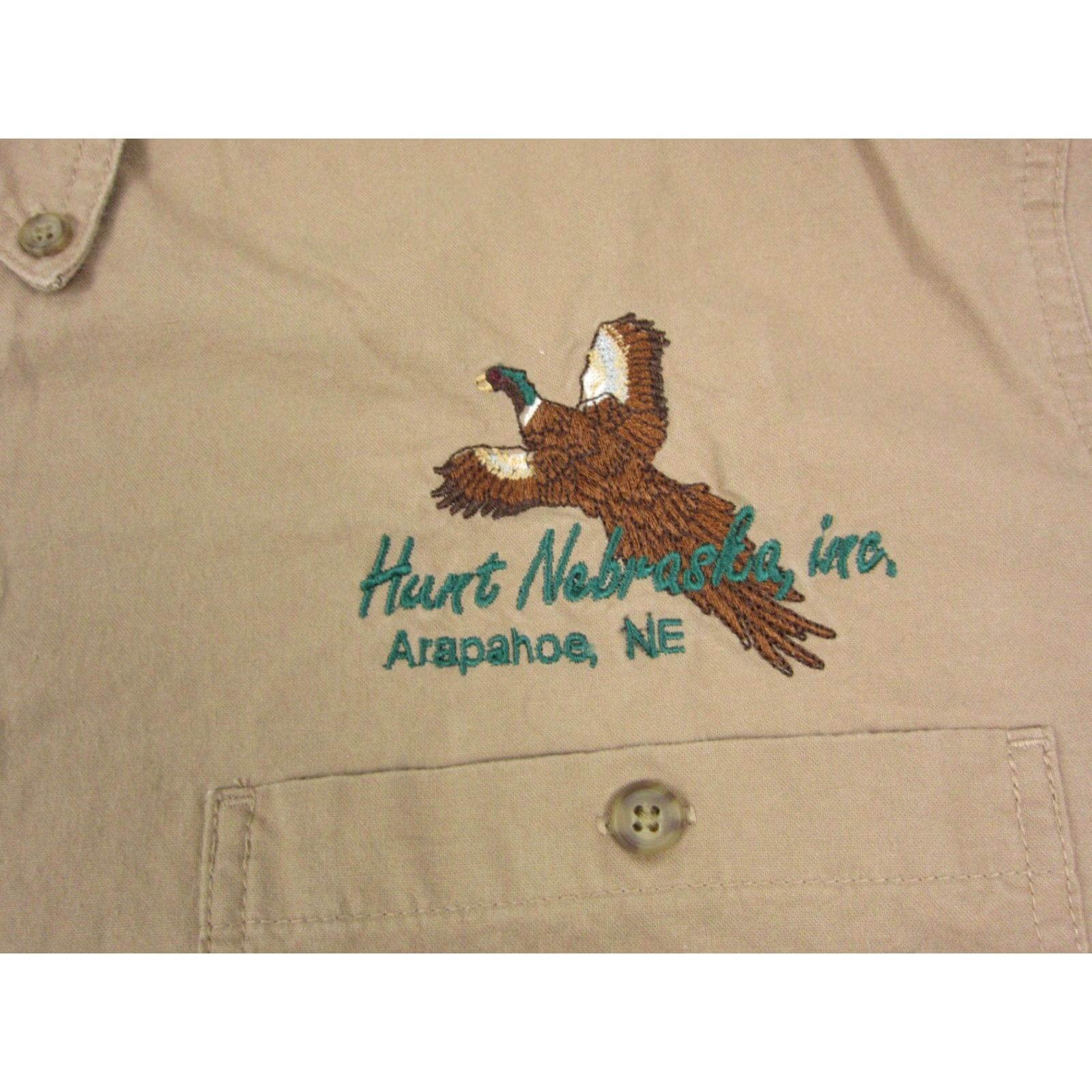 Vintage Cabela's Shirt Men XLT Button-Up Long Sleeve Collared Brown Tan Canvas Cotton 90s Size US XL / EU 56 / 4 - 5 Thumbnail