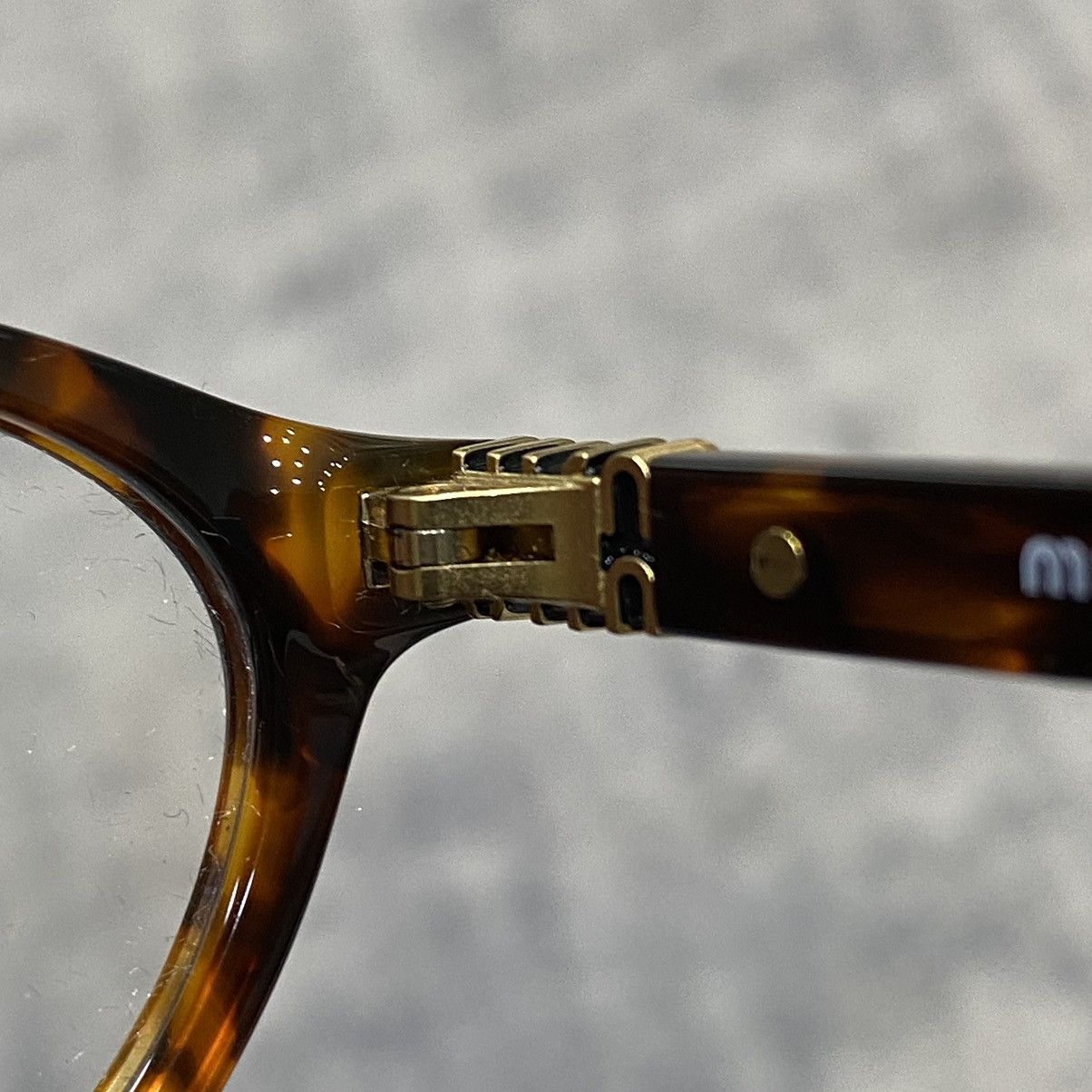 Miu Miu MIU MIU 0MU 09XV VAU1O1 HONEY HAVANA Size ONE SIZE - 4 Thumbnail
