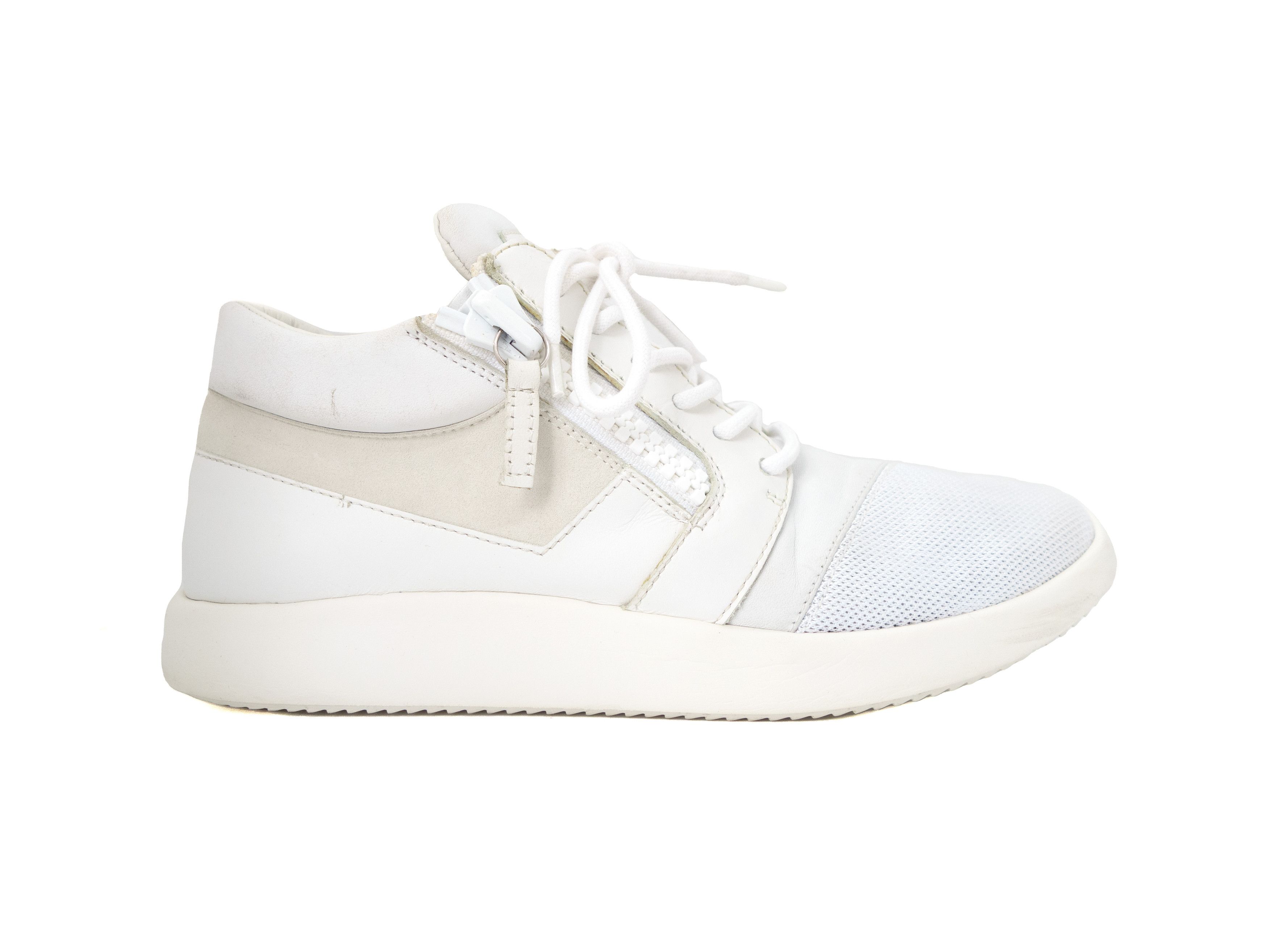 Giuseppe Zanotti Mesh Leather Runners Size US 9.5 / IT 39.5 - 1 Thumbnail
