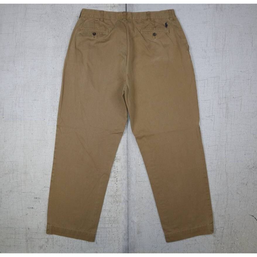 Polo Ralph Lauren Polo Ralph Lauren Brown Denim Classic Wide Leg RN41381 36x30 Size US 36 / EU 52 - 2 Thumbnail