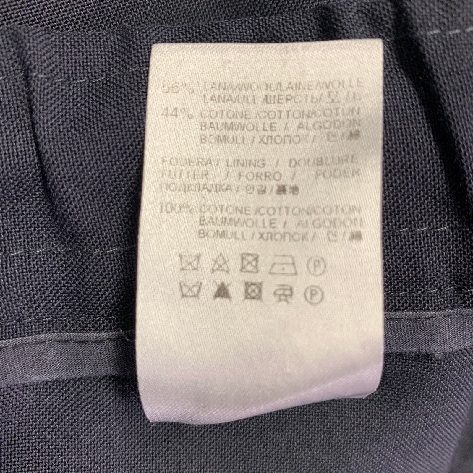 Barena BARENA Size 30 Navy Wool Cotton Drawstring Casual Pants Size US 30 / EU 46 - 5 Thumbnail