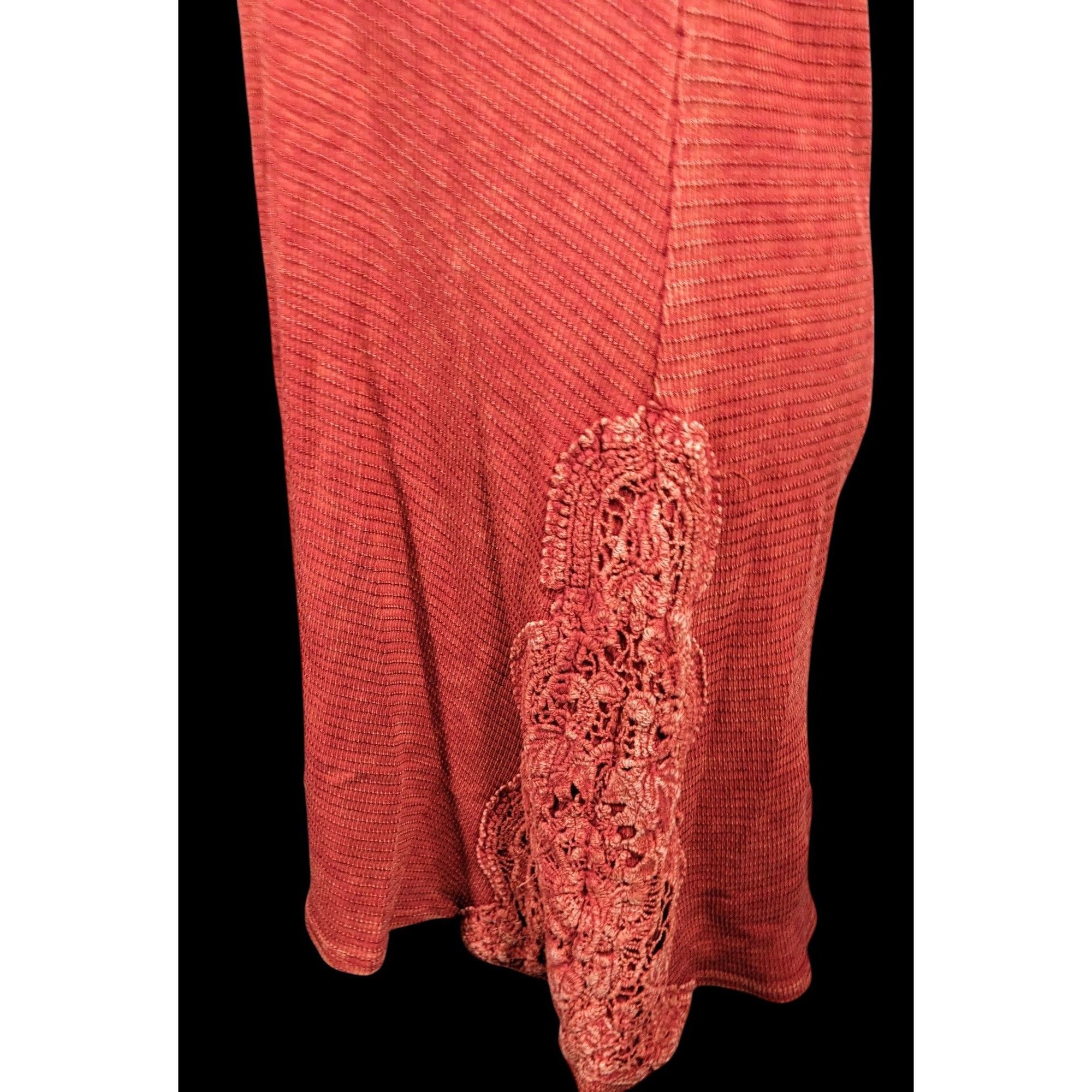 ABLE Able Bohemian Textured Knit Thermal Dress With Embroidered F Size L / US 10 / IT 46 - 3 Thumbnail