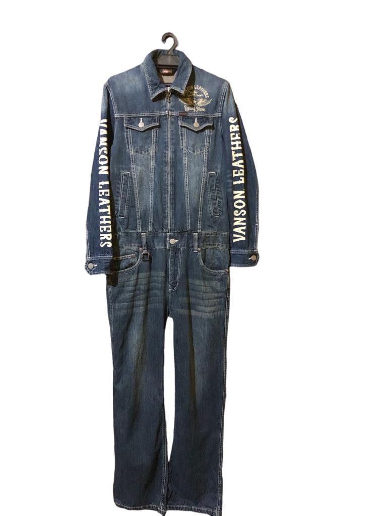 Vanson Leathers Vanson Leathers Racing Jeans Bikers Overall Size US M / EU 48-50 / 2 - 1 Thumbnail