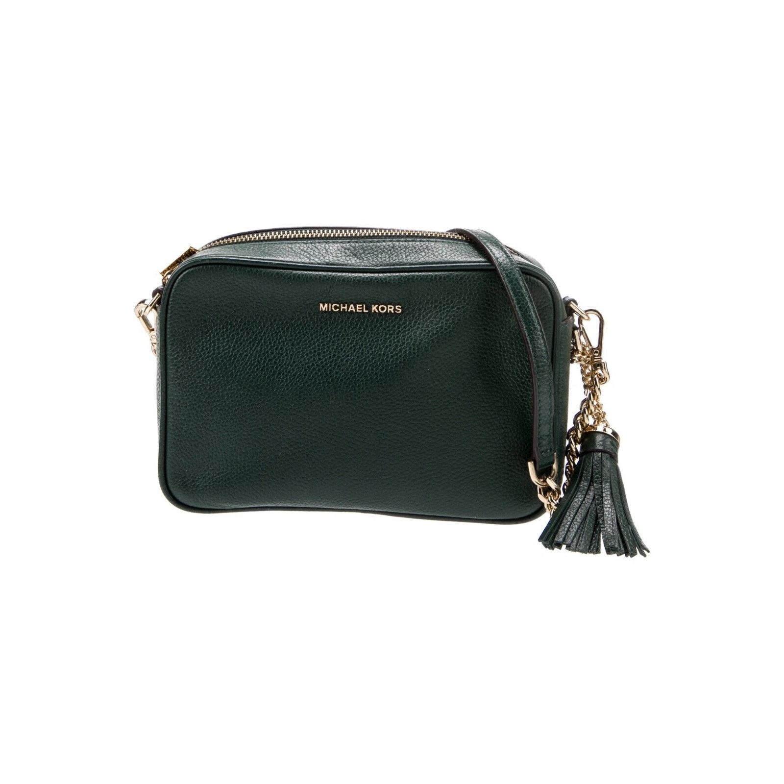 Michael Kors Michael Kors Ginny Leather Crossbody Bag Green EUC MSRP $248 Size ONE SIZE - 4 Thumbnail