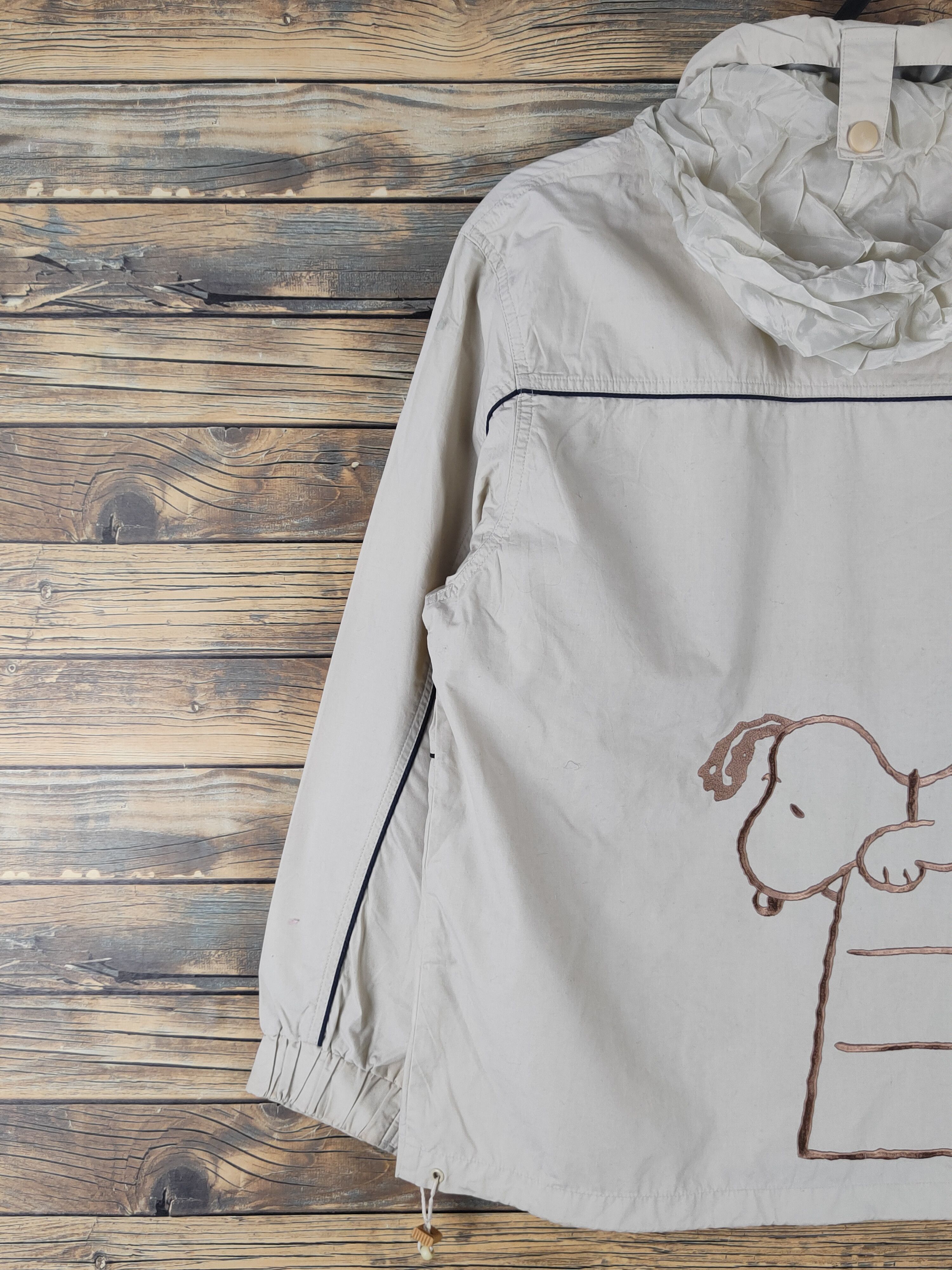 Japanese Brand × Peanuts × Vintage Peanuts vintage Ivory Hoodie Sweaters #W1626 Size US M / EU 48-50 / 2 - 11 Thumbnail