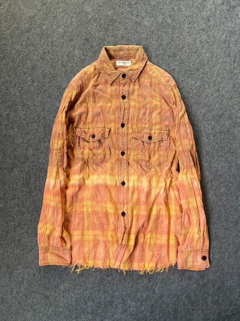 Saint Laurent Paris Saint laurent paris 16 SS Gradient Render Shirt 2506-Nextar Size US L / EU 52-54 / 3 - 1 Thumbnail