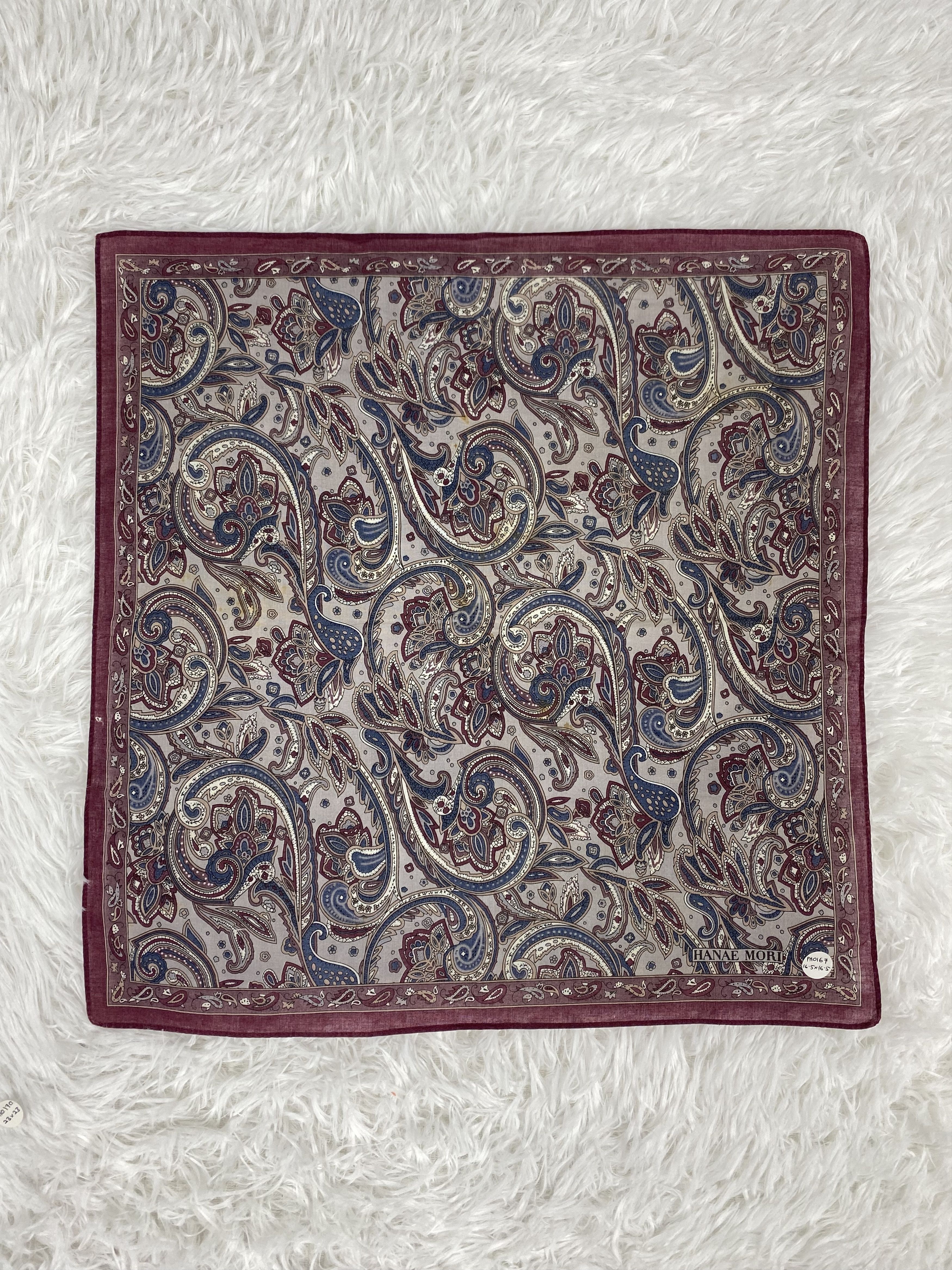 Hanae Mori × Vintage Vintage Hanae Mori Handkerchief PH0167 Size ONE SIZE - 3 Thumbnail