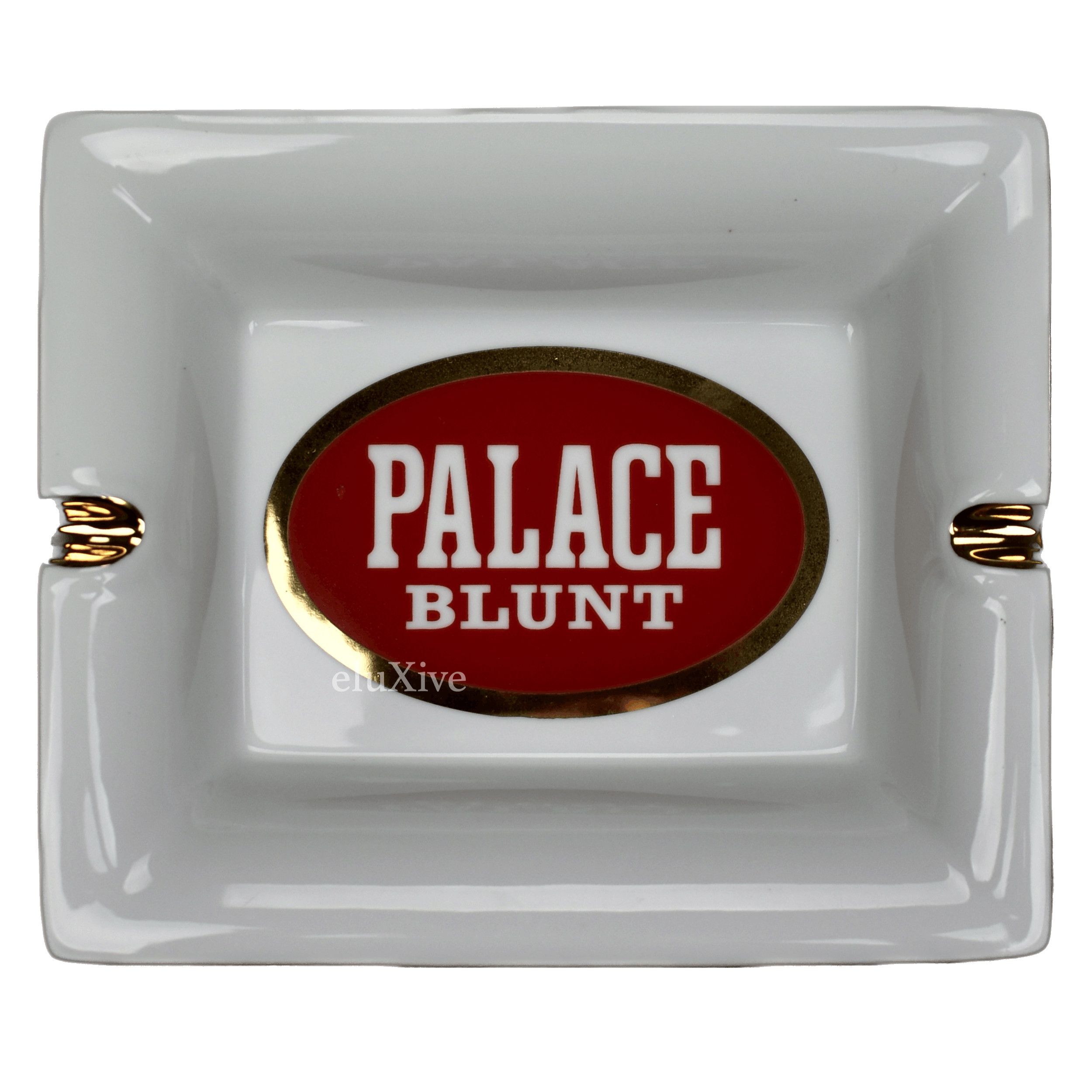 Palace Palace Blunt Logo Ceramic Ashtray White DS Size ONE SIZE - 1 Preview