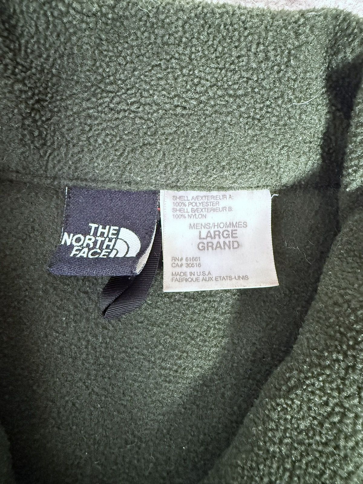The North Face Vintage Made in USA The North Face Zip-Up Fleece Jacket Size US L / EU 52-54 / 3 - 6 Thumbnail