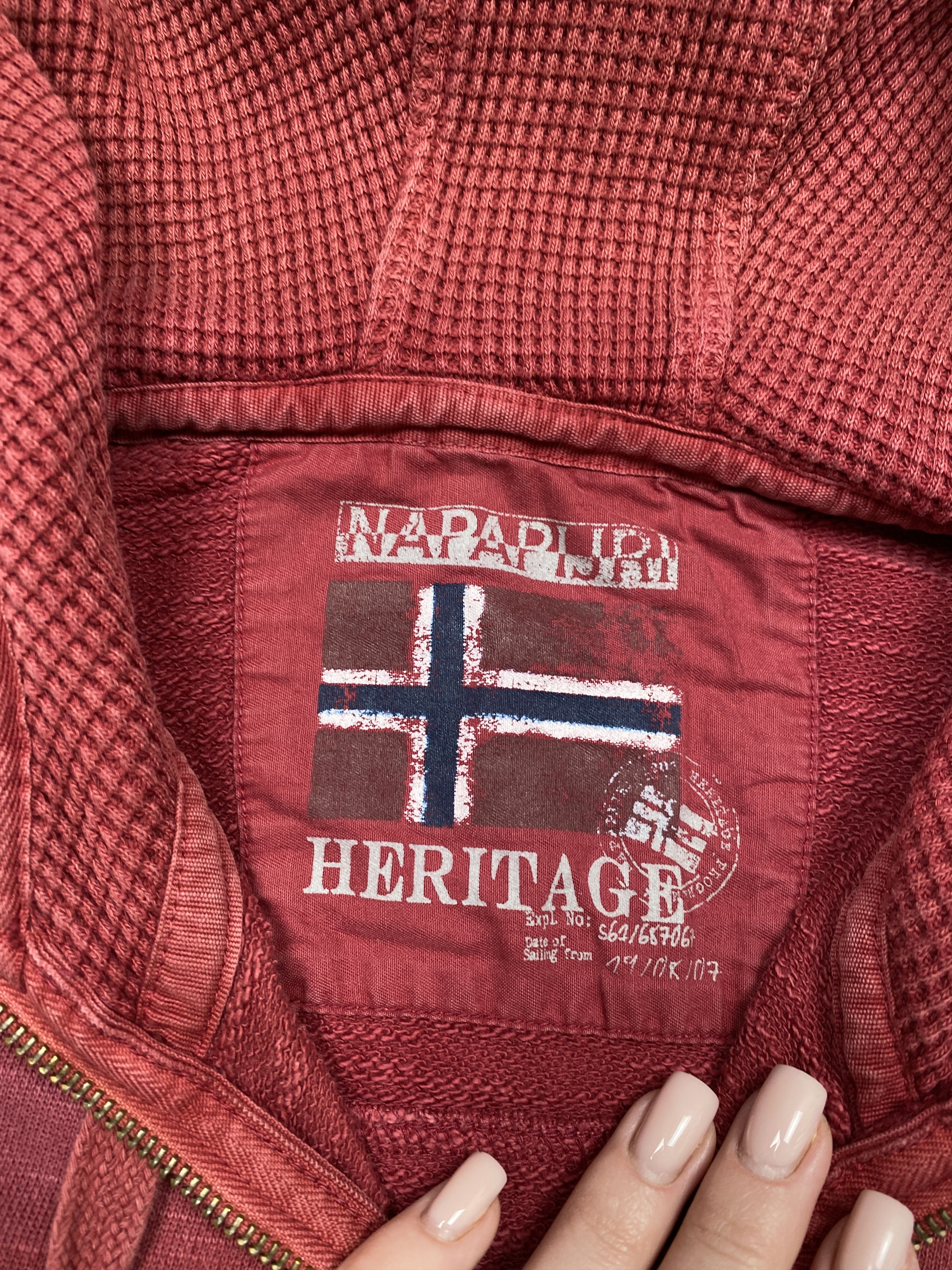 Napapijri Napapijri Heritage Vintage Mens Zip Hoodie Y2K Size US XL / EU 56 / 4 - 7 Thumbnail