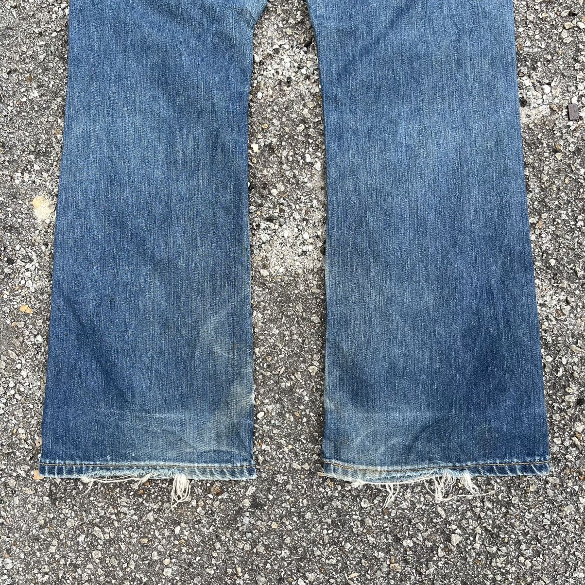 Levi's Vintage Levis 527 Flare Bootcut Bell Bottom Jeans Distressed Size US 32 / EU 48 - 14 Thumbnail