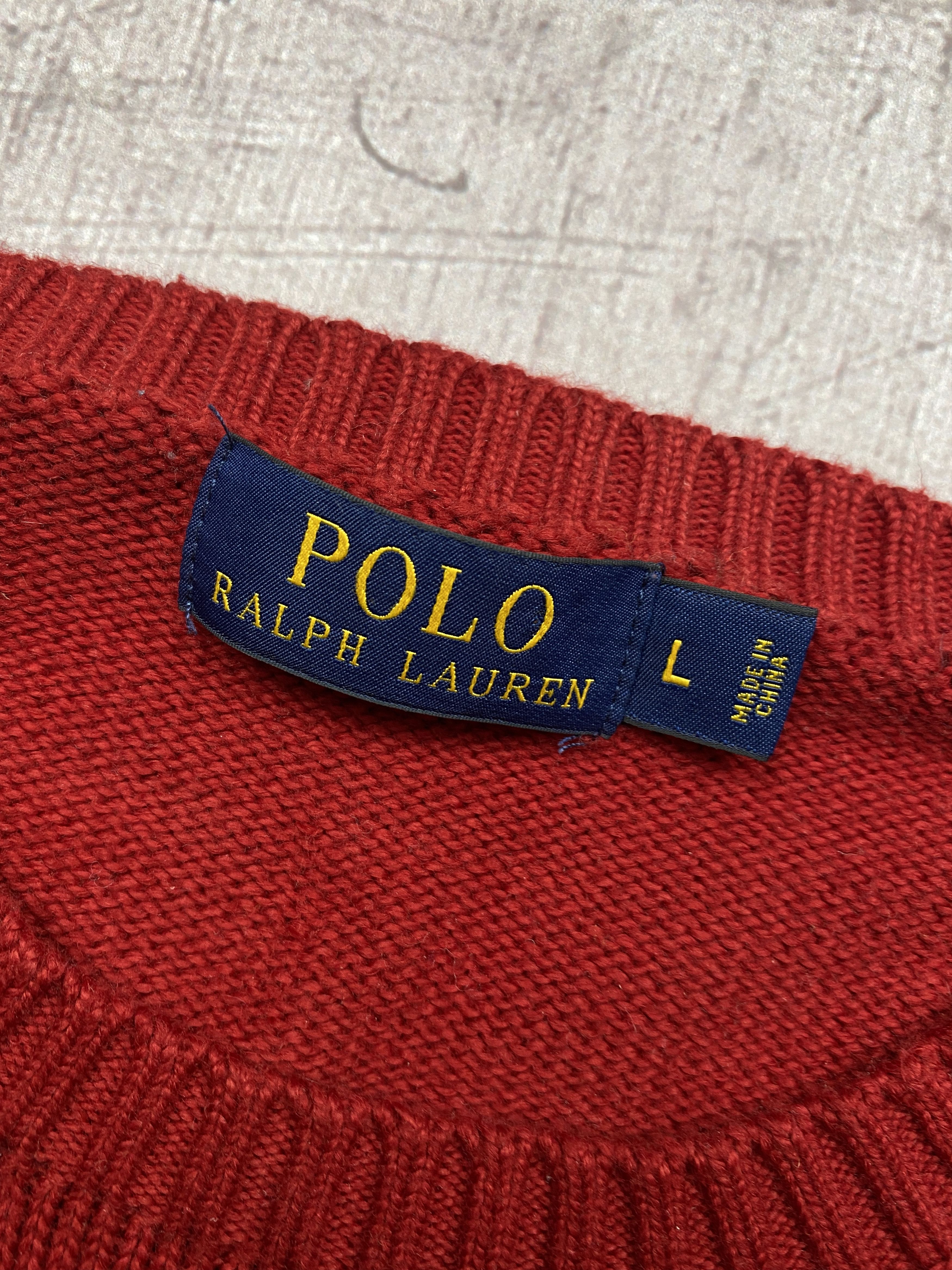 Polo Ralph Lauren × Ralph Lauren Vintage Polo Ralph Lauren Vintage Knit Sweater Size US L / EU 52-54 / 3 - 4 Thumbnail