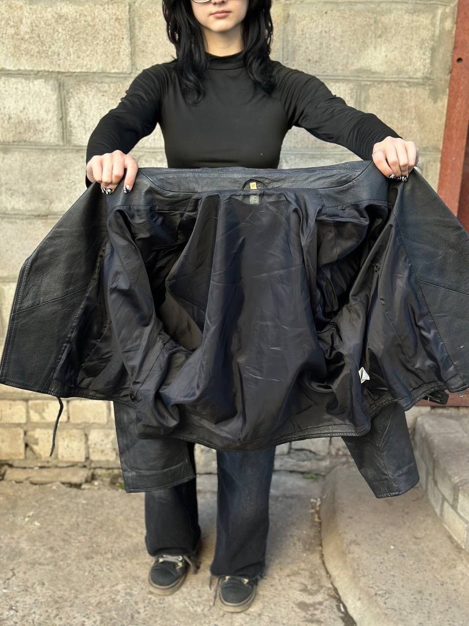 Genuine Leather VTG Women’s Jacket Racing Leather Size 40 L Y2K 00s UsA Hype Size L / US 10 / IT 46 - 17 Thumbnail