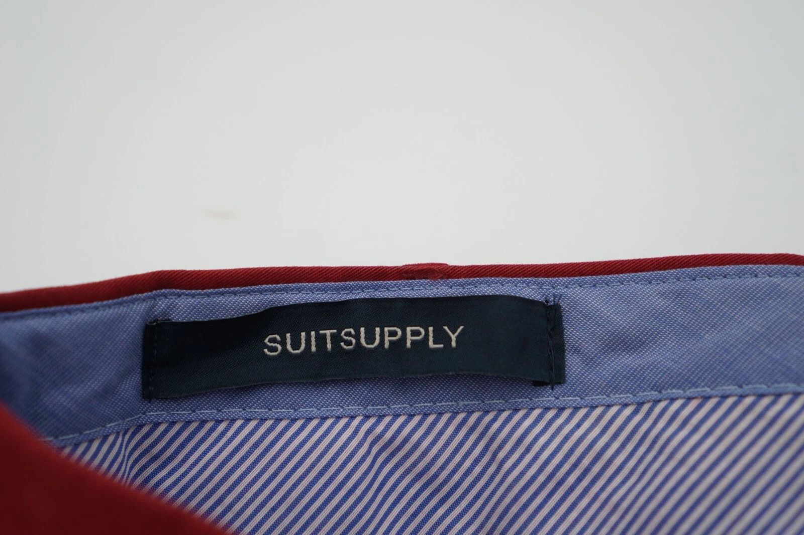 Suitsupply Men Suitsupply Chino Pants Red Casual Size UK/US38 W33 L38 Size US 38 / EU 54 - 4 Thumbnail
