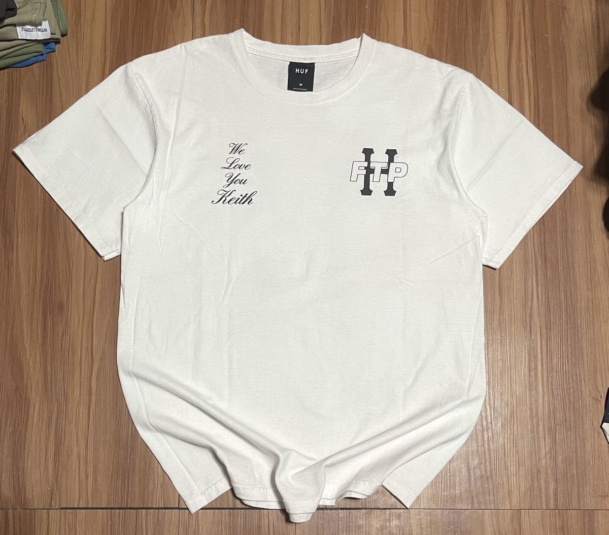 Huf × Vintage HUF x FTP "We Love You Keith" Tee Size US M / EU 48-50 / 2 - 2 Thumbnail